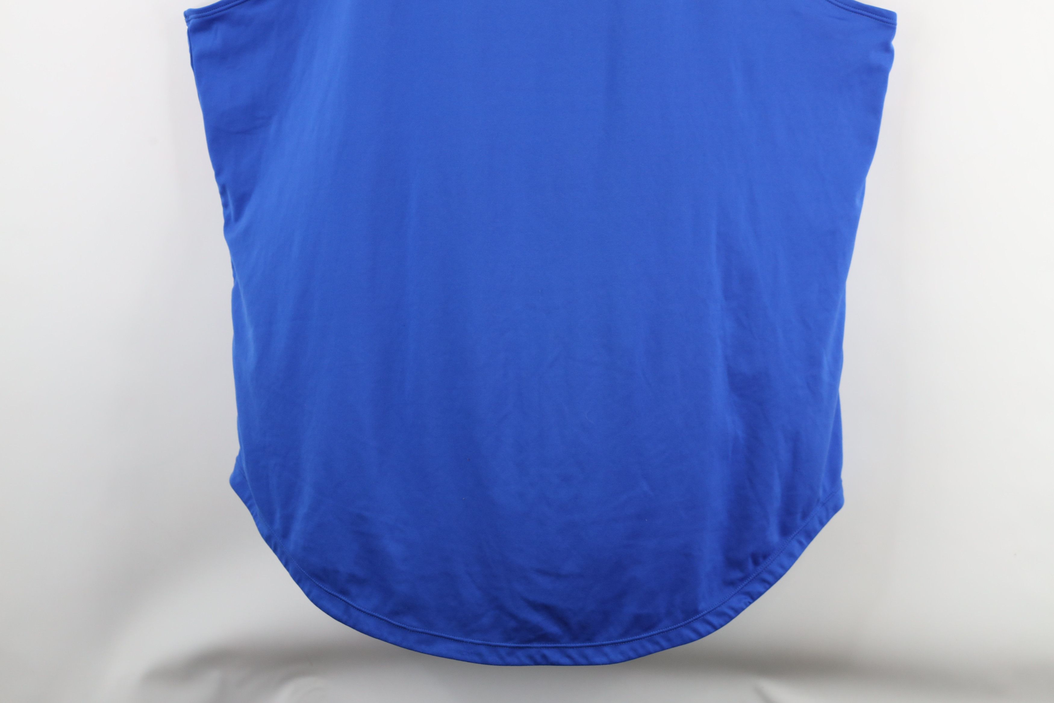 Nike × Vintage Nike Spell Out Icon Mini Swoosh Tank Top T-Shirt Royal Blue Size XXL / US 16-18 / IT 52-54 - 3 Thumbnail