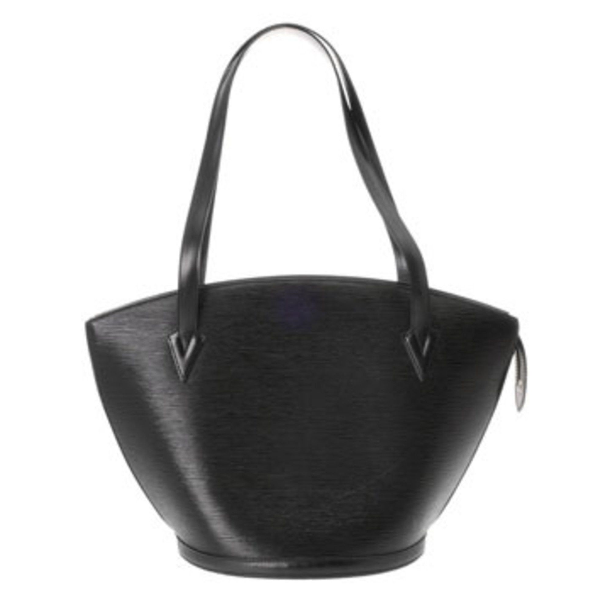 Louis Vuitton Epi Saint Jacques Poigner Long Noir M52332 Unisex Leather Shoulder Bag, Women's