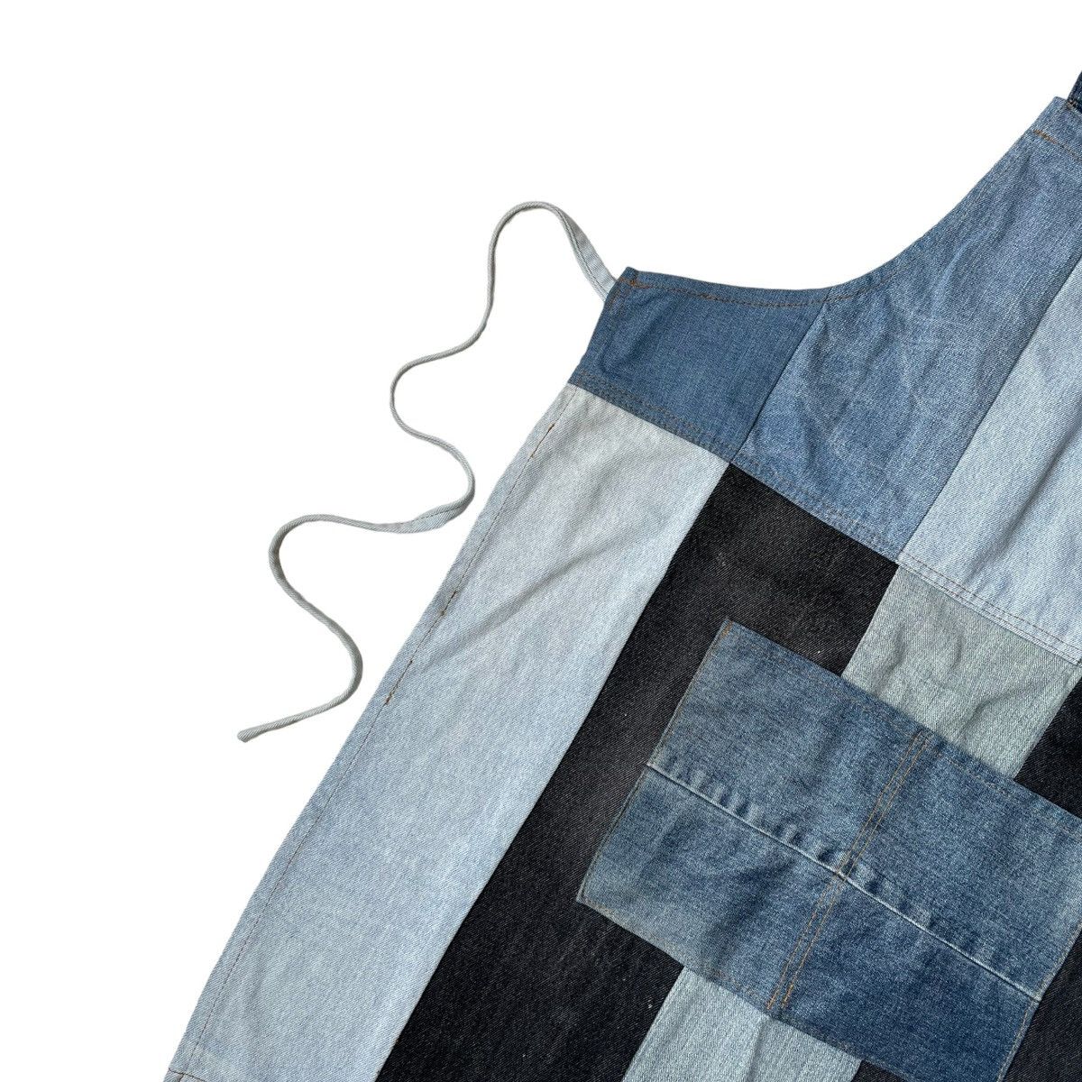 Hysteric Glamour Classic Look Rare Patchwork Single Pocket Apron Denim Size ONE SIZE - 2 Thumbnail