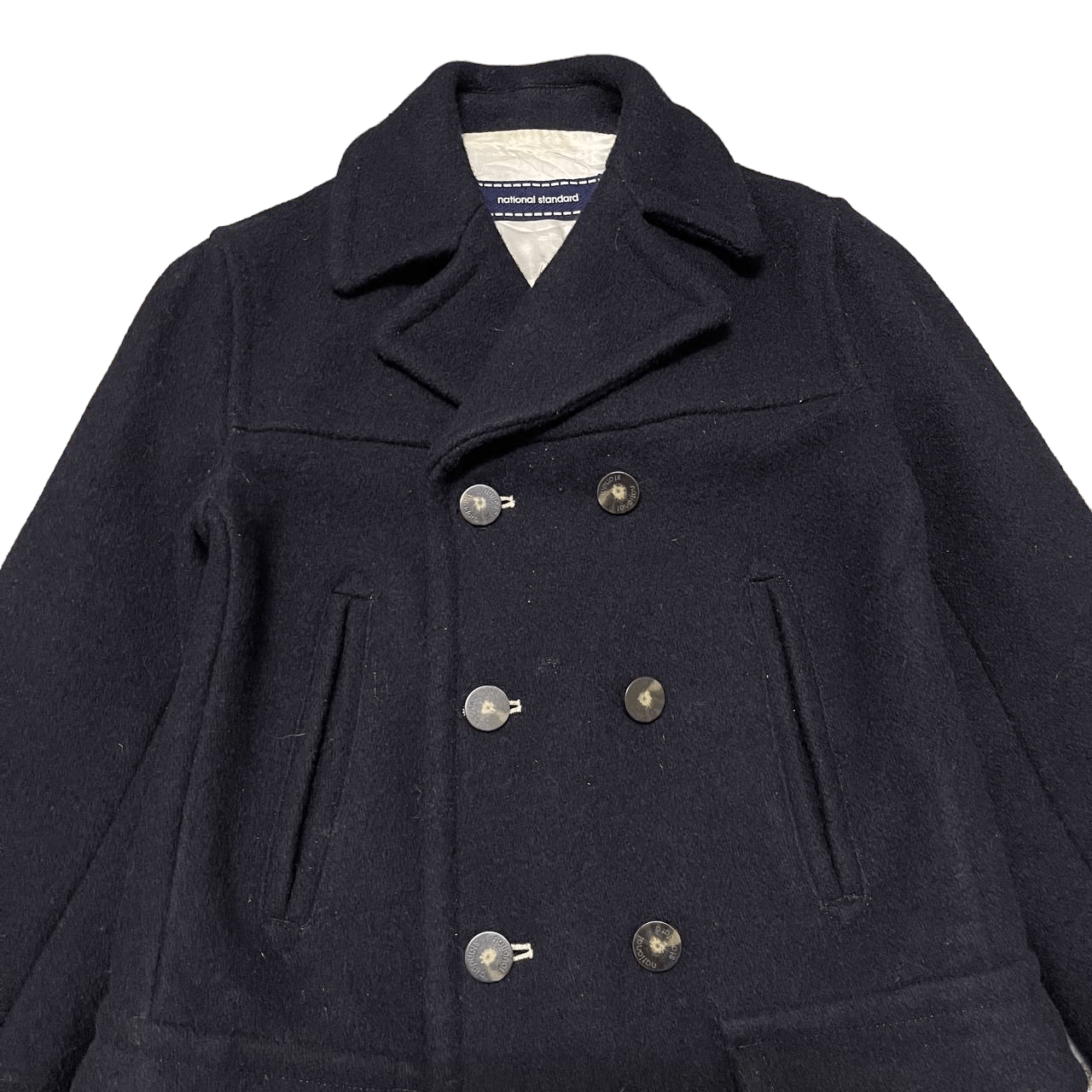 National Standard 🔥Unisex National Standard Peacoat Laine Wool Japan Made Size US S / EU 44-46 / 1 - 2 Thumbnail