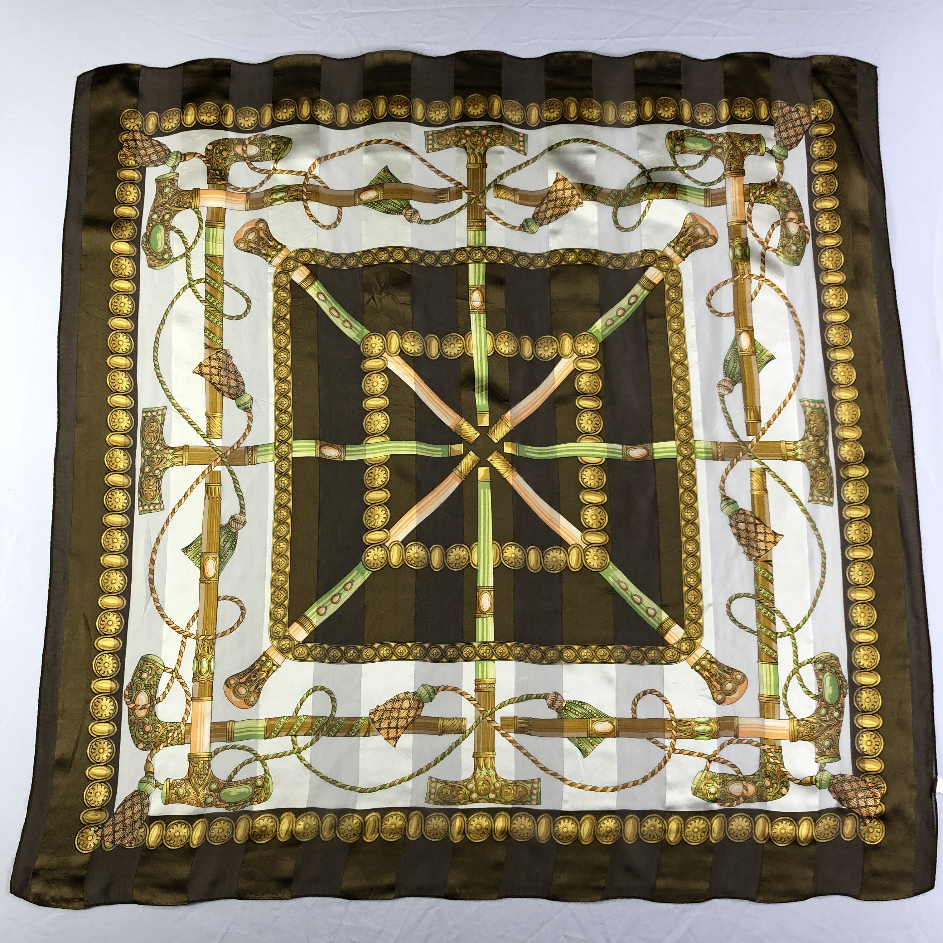 Vintage Vintage Silk Scarf Size ONE SIZE - 2 Thumbnail