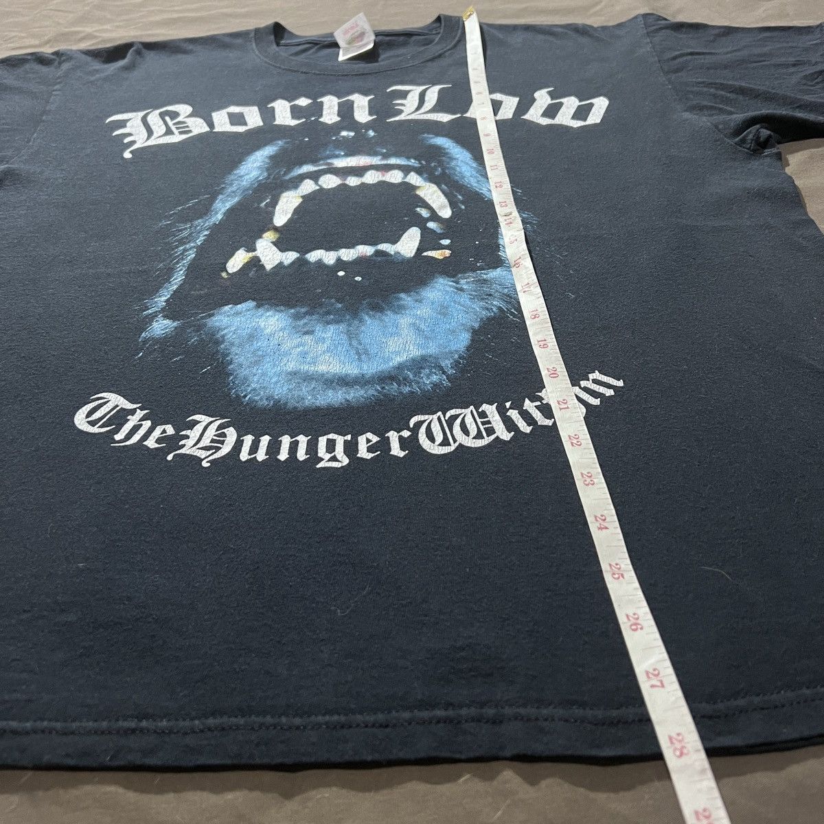 Band Tees Vintage Y2K Born Low The Hunger Within Promo Tee XL Hardcore Size US XL / EU 56 / 4 - 6 Thumbnail