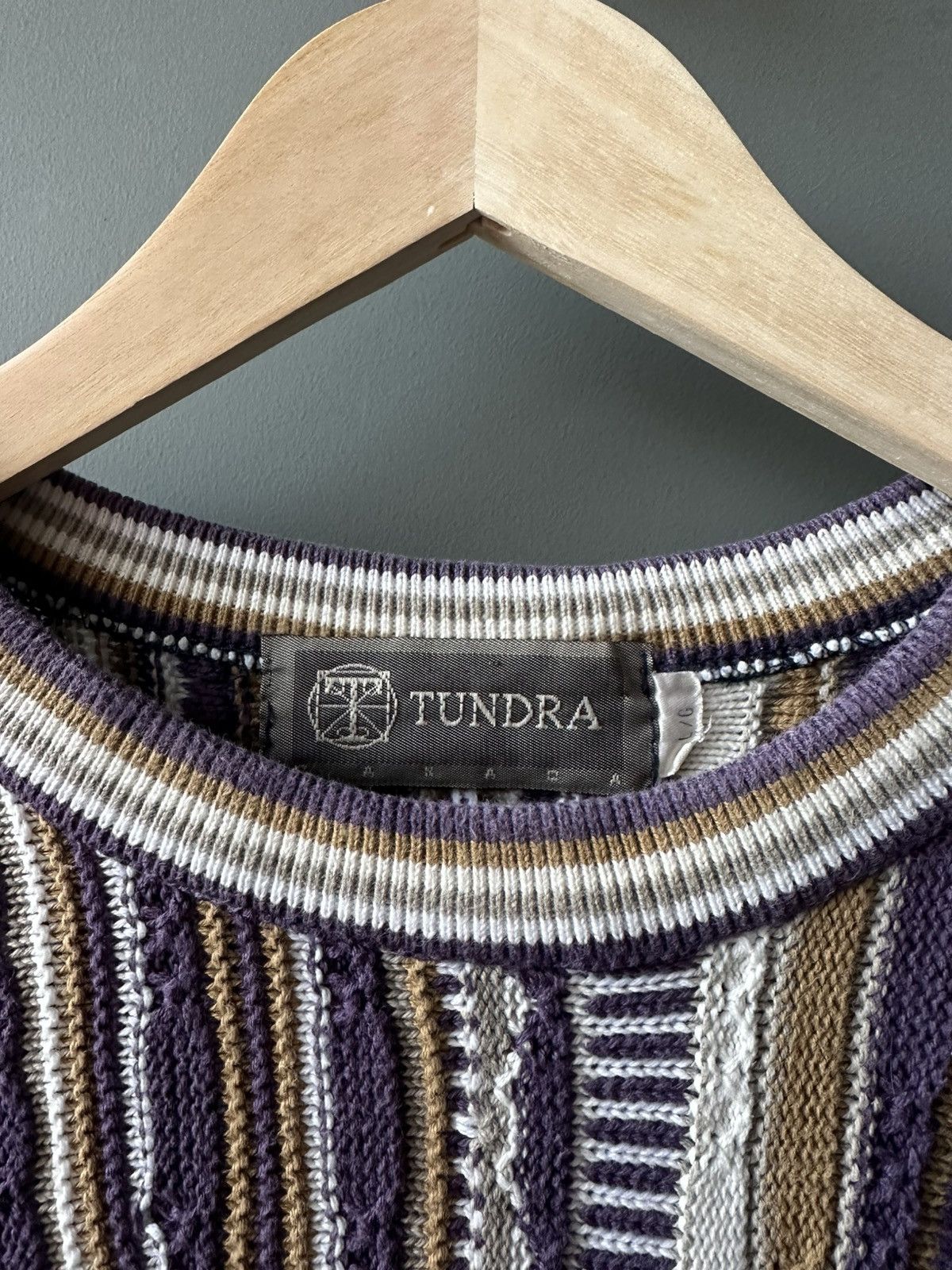 Tundra Canada Vintage Tundra Canada Coogi Style Analog Knit Cosby Sweater Size US L / EU 52-54 / 3 - 3 Thumbnail