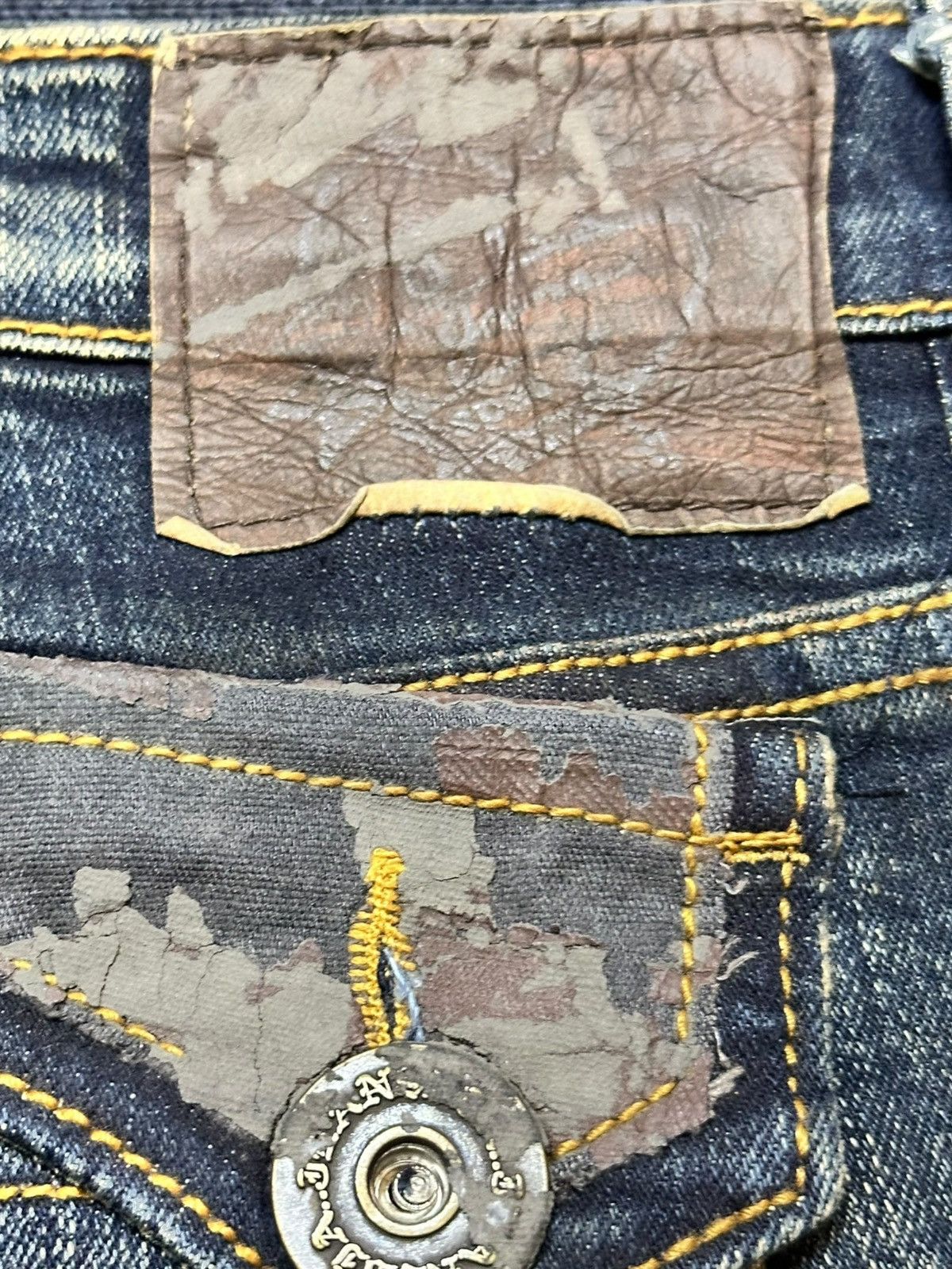 Hysteric Glamour Vintage d.i.a Flare Mudwasj Ripped Distressed Denim Size US 29 - 7 Thumbnail