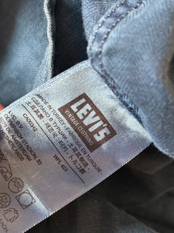 Levi's Vintage Clothing LVC 1920s Indigo dyed Sunset small shirt Size US S / EU 44-46 / 1 - 6 Thumbnail