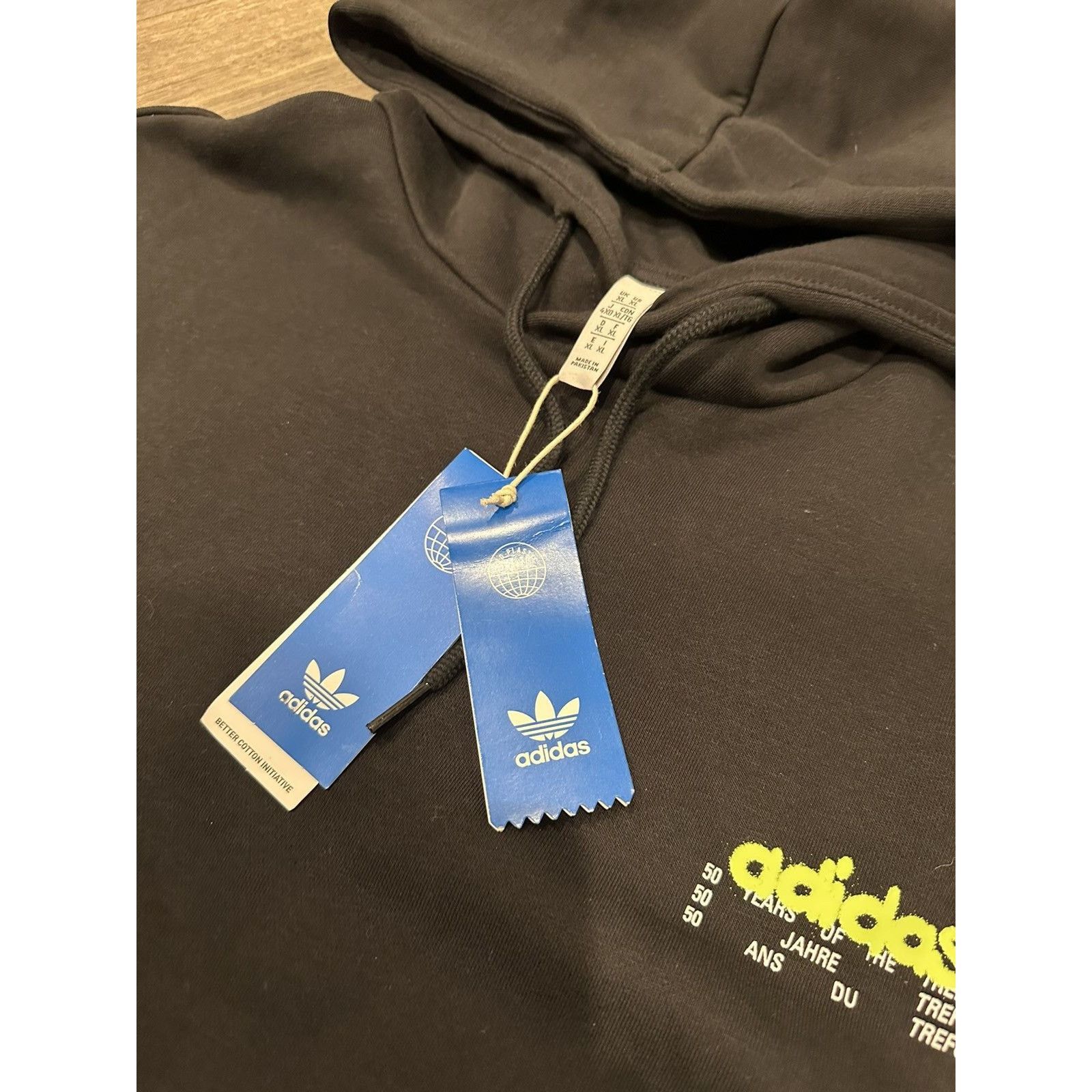 Adidas Adidas Originals GRAPHICS BEHIND THE TREFOIL Street Hoodie Size US XL / EU 56 / 4 - 7 Thumbnail