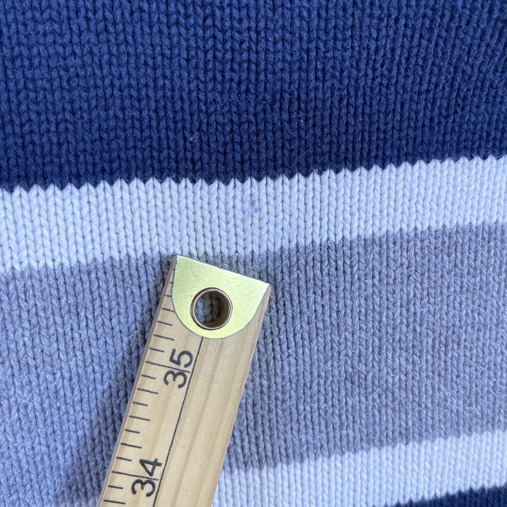 Basic Editions VINTAGE Basic Editions Sweater Mens Large Striped Knit Grandpa Grunge 90's Y2K Crew Neck Pullover Size US L / EU 52-54 / 3 - 7 Thumbnail