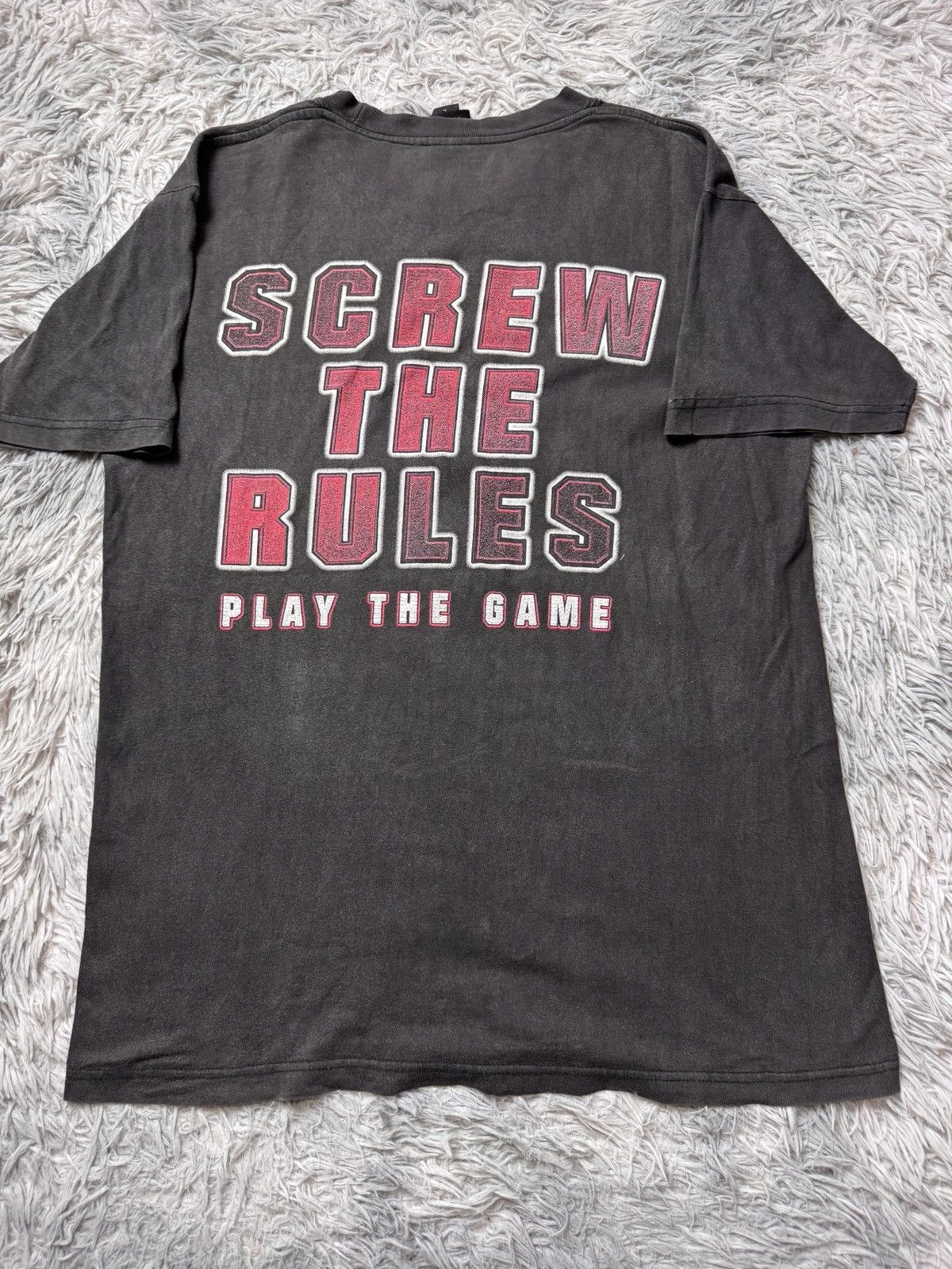 WWE Vintage Wwe Triple H The Game Screw The Rules Size US L / EU 52-54 / 3 - 6 Thumbnail