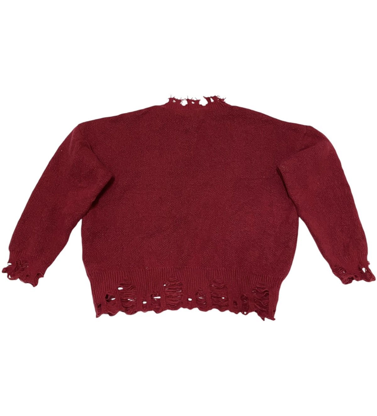 Aran Isles Knitwear × If Six Was Nine × Seditionaries Romwe Goth Plus Skeleton Pattern Distressed Sweater (C3) Size US S / EU 44-46 / 1 - 3 Thumbnail