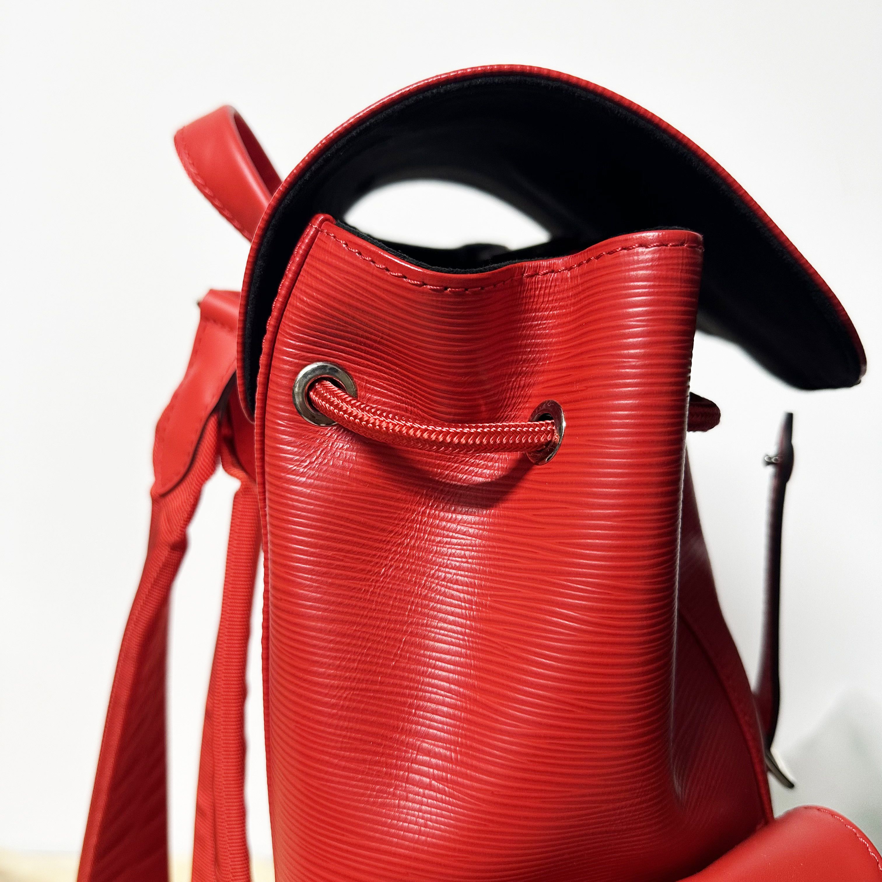 Louis Vuitton × Supreme Louis Vuitton x Supreme Christopher backpack red leather LV Size ONE SIZE - 12 Thumbnail