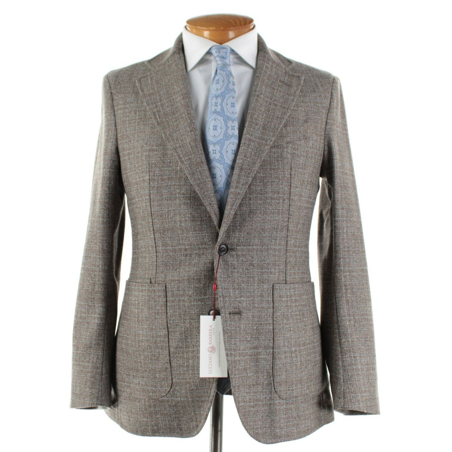Luciano Barbera Luciano Barbera Sport Coat Size 40 US in Brown Size 40R - 1 Thumbnail
