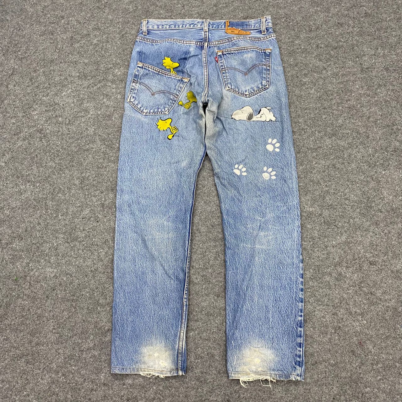 Levi's 💥Best Offer💥Vintage 90s Levis x snoopy Denim Size US 32 / EU 48 - 2 Thumbnail