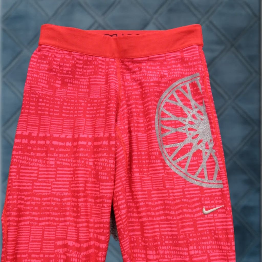 Nike VINTAGE: Nike Dri-FIT Pants Womens Small Just Do It Graphic Running Athletic Size 28" / US 6 / IT 42 - 1 Thumbnail