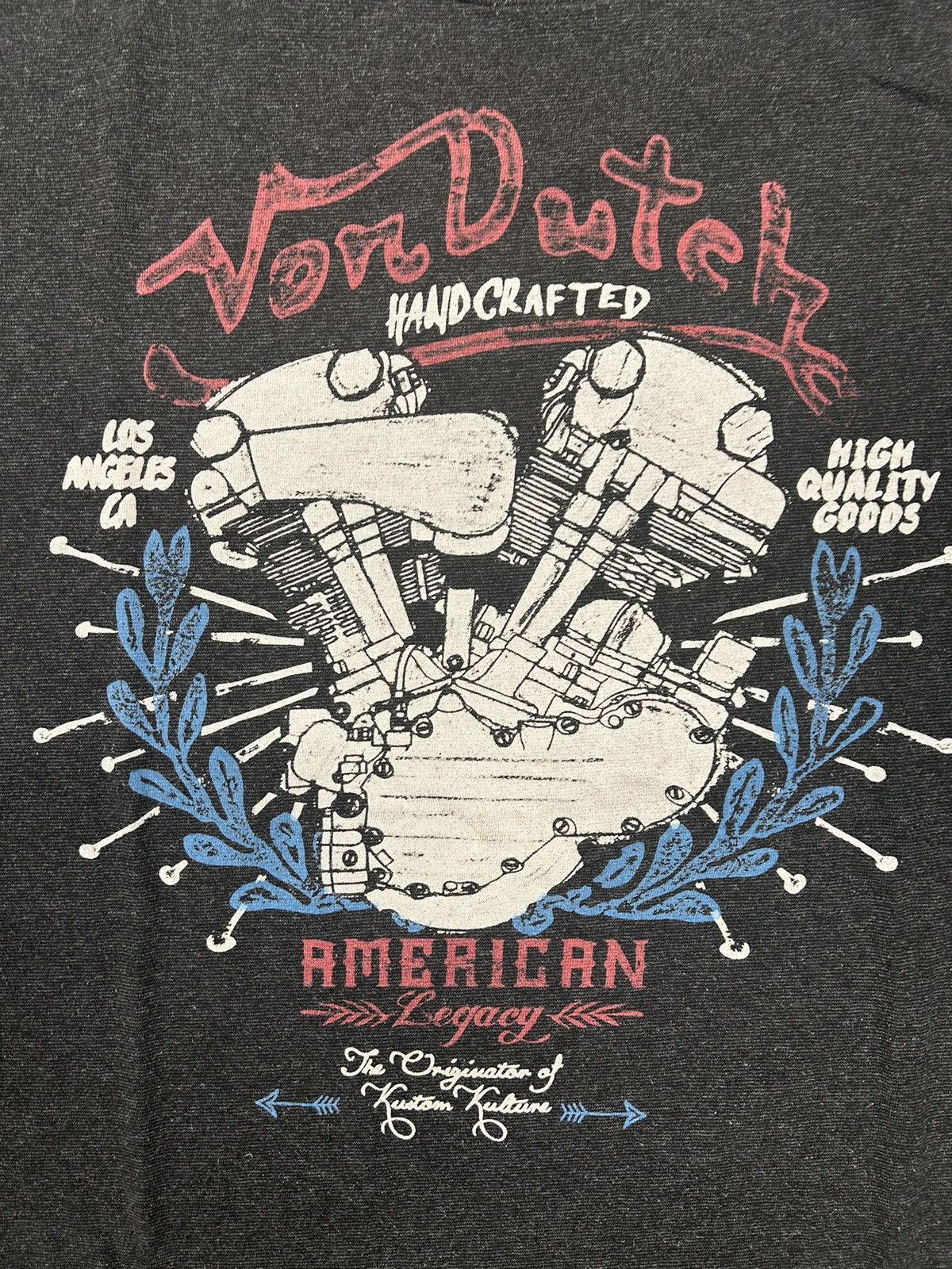 Vintage × Von Dutch Crazy Vintage Y2K Essential Von Dutch Graphic Tee Shirt Size US XL / EU 56 / 4 - 3 Thumbnail