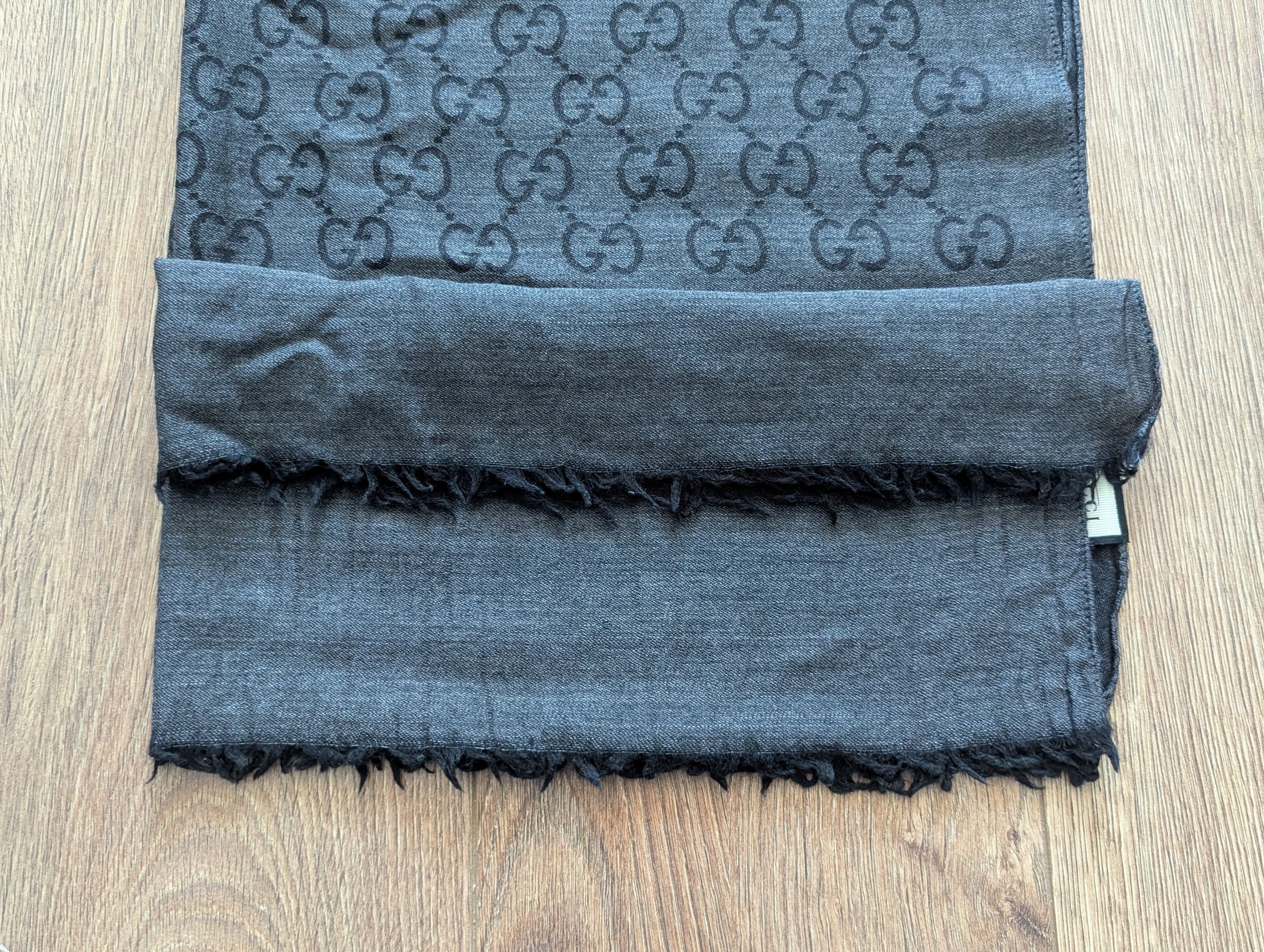 Gucci Gucci GG Monogram Scarf 200*70 Made In Italy 165903 3G646 Size ONE SIZE - 17 Thumbnail