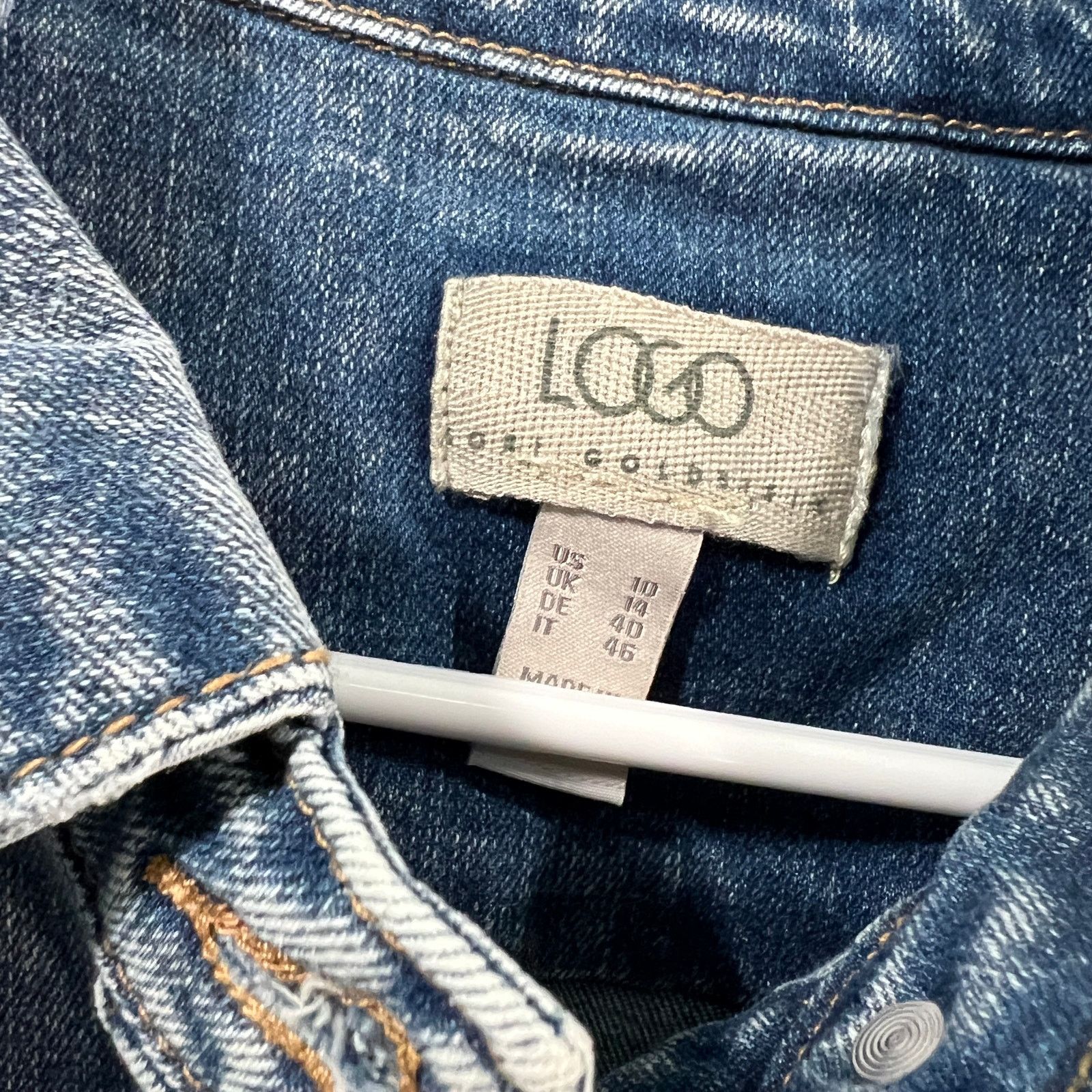 Other LOGO by Lori Goldstein Jeans Jacket Womens Size L / US 10 / IT 46 - 3 Thumbnail