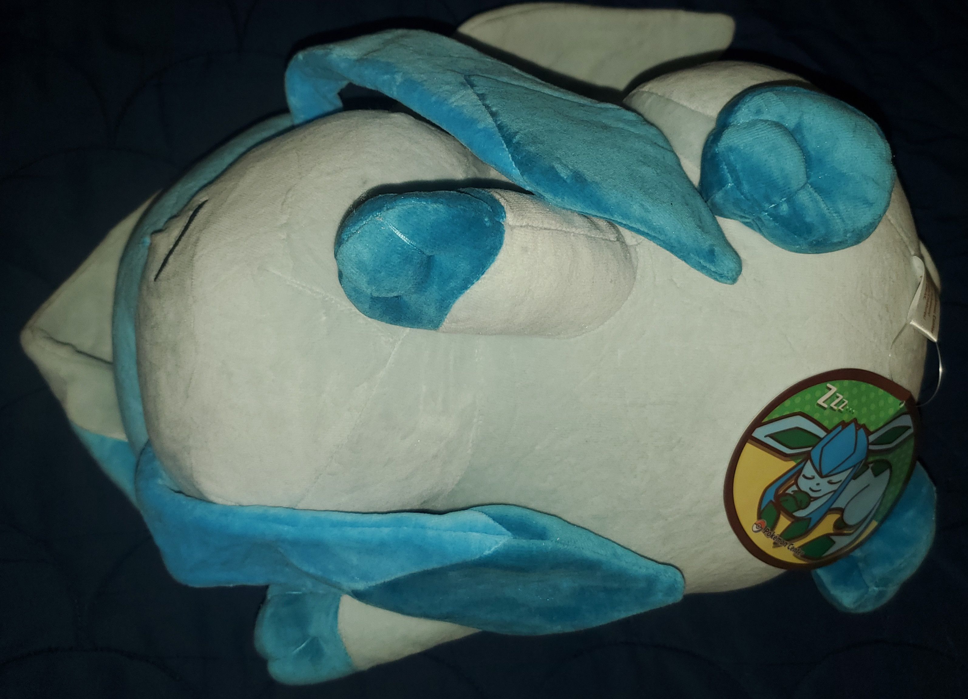 Pokemon Pokemon Center Glaceon Sleeper Plush Eeveelution Authentic Size ONE SIZE - 5 Thumbnail