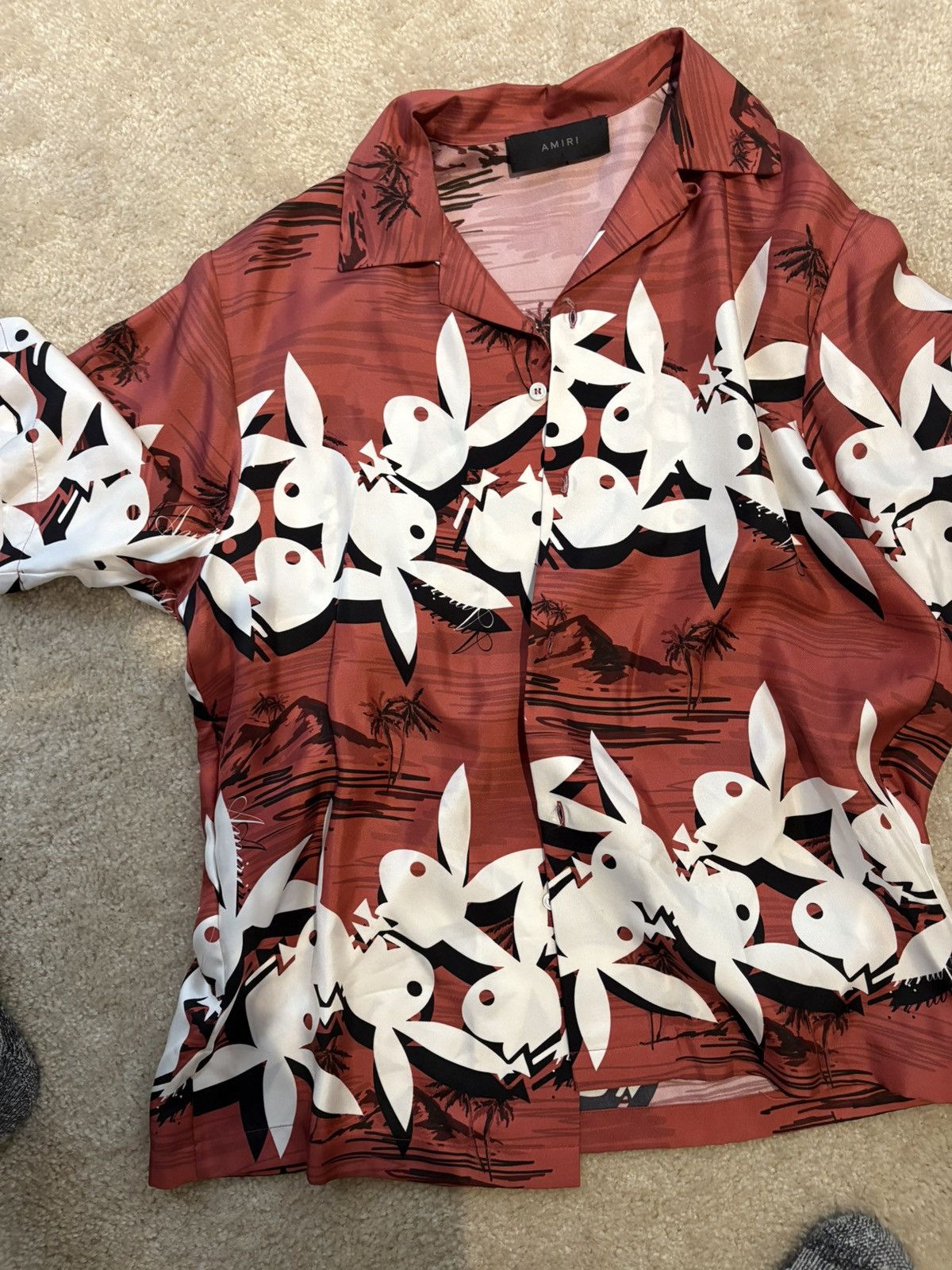 Amiri Playboy aloha Amiri silk shirt Size US M / EU 48-50 / 2 - 5 Thumbnail