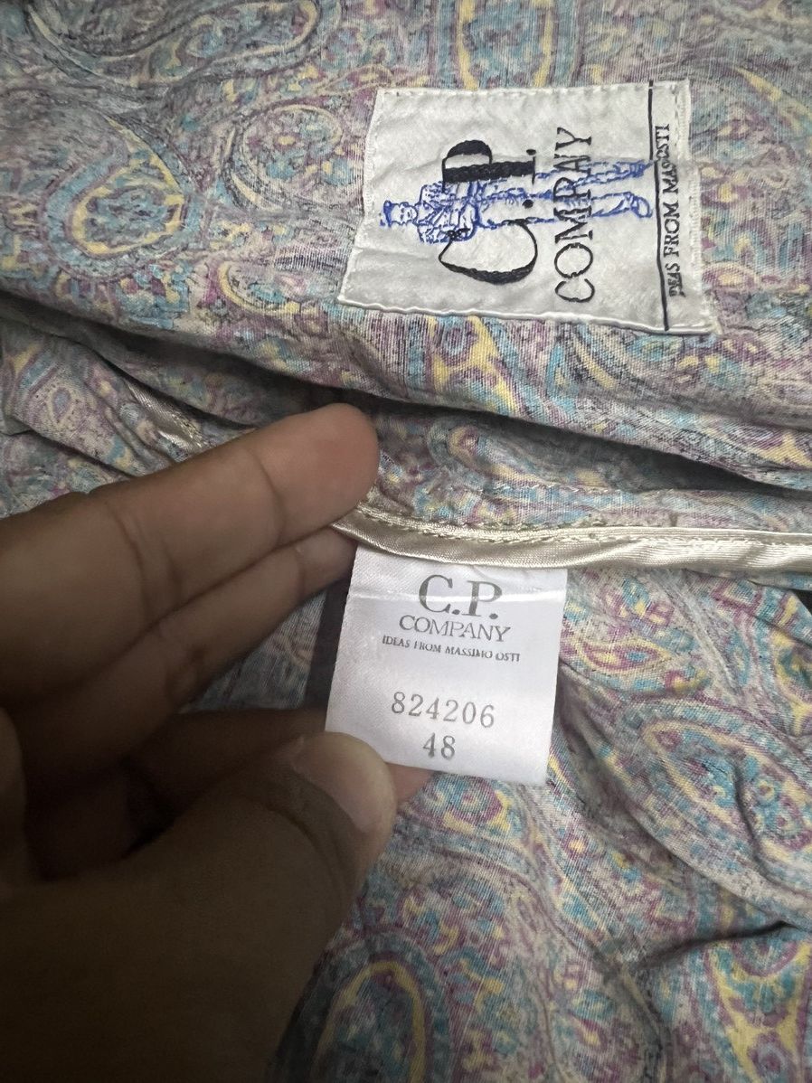 C.P. Company Vintage Cp Company Paisley Printed Button jacket Size US L / EU 52-54 / 3 - 13 Thumbnail