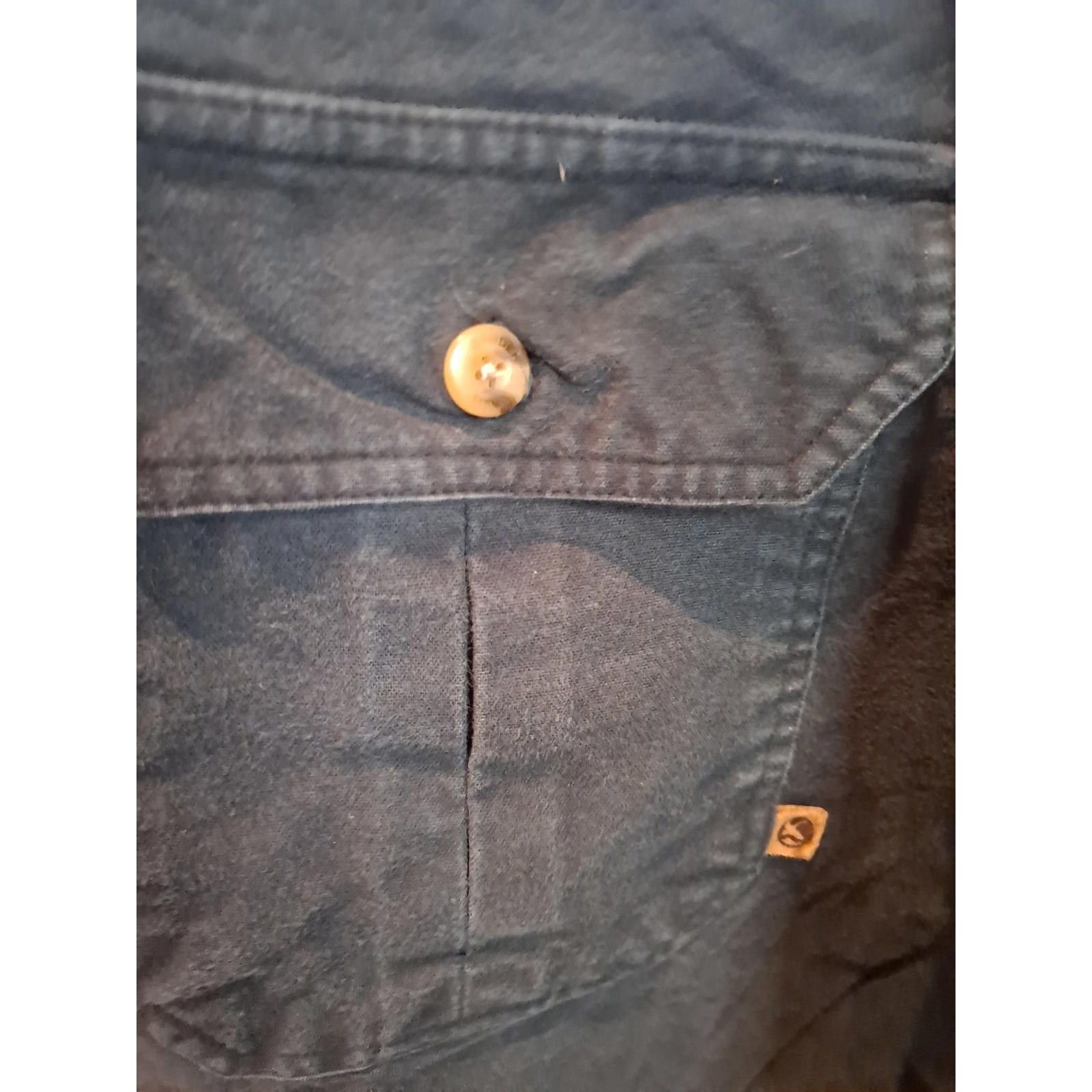 Other Gander Mtn Navy Blue Button Up 100% Cotton Size XLT Size US XL / EU 56 / 4 - 2 Thumbnail