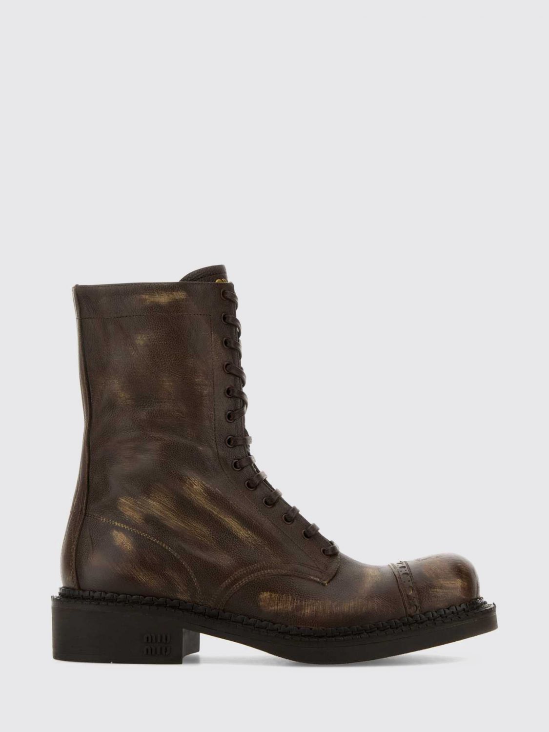 Miu Miu Miu Miu Boots Woman Brown Size US 8 / IT 38 - 1 Preview