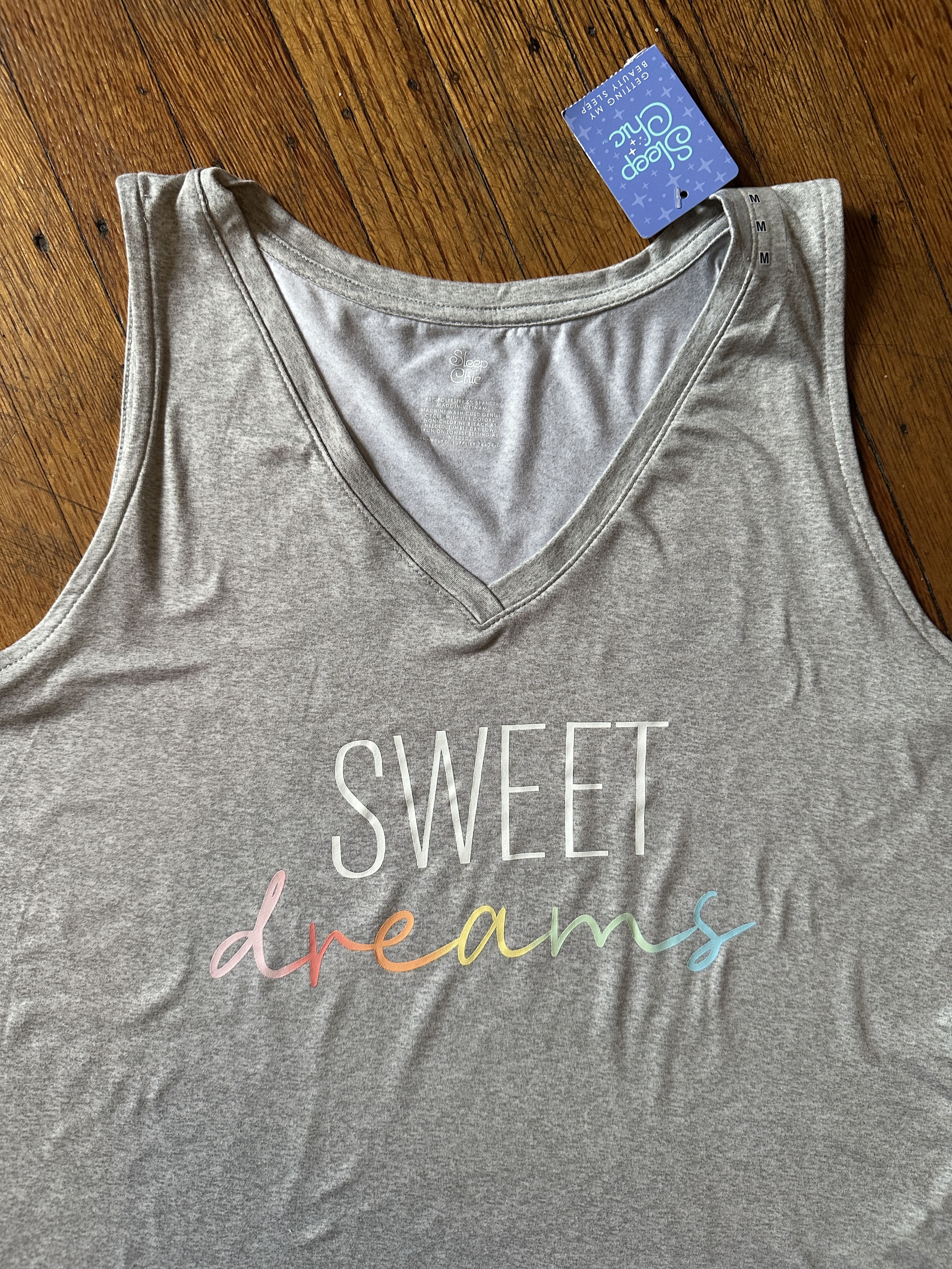 JCPenney J.C. Penney - Sleep Chic V Neck Sleeveless pajama top Size M / US 6-8 / IT 42-44 - 3 Thumbnail