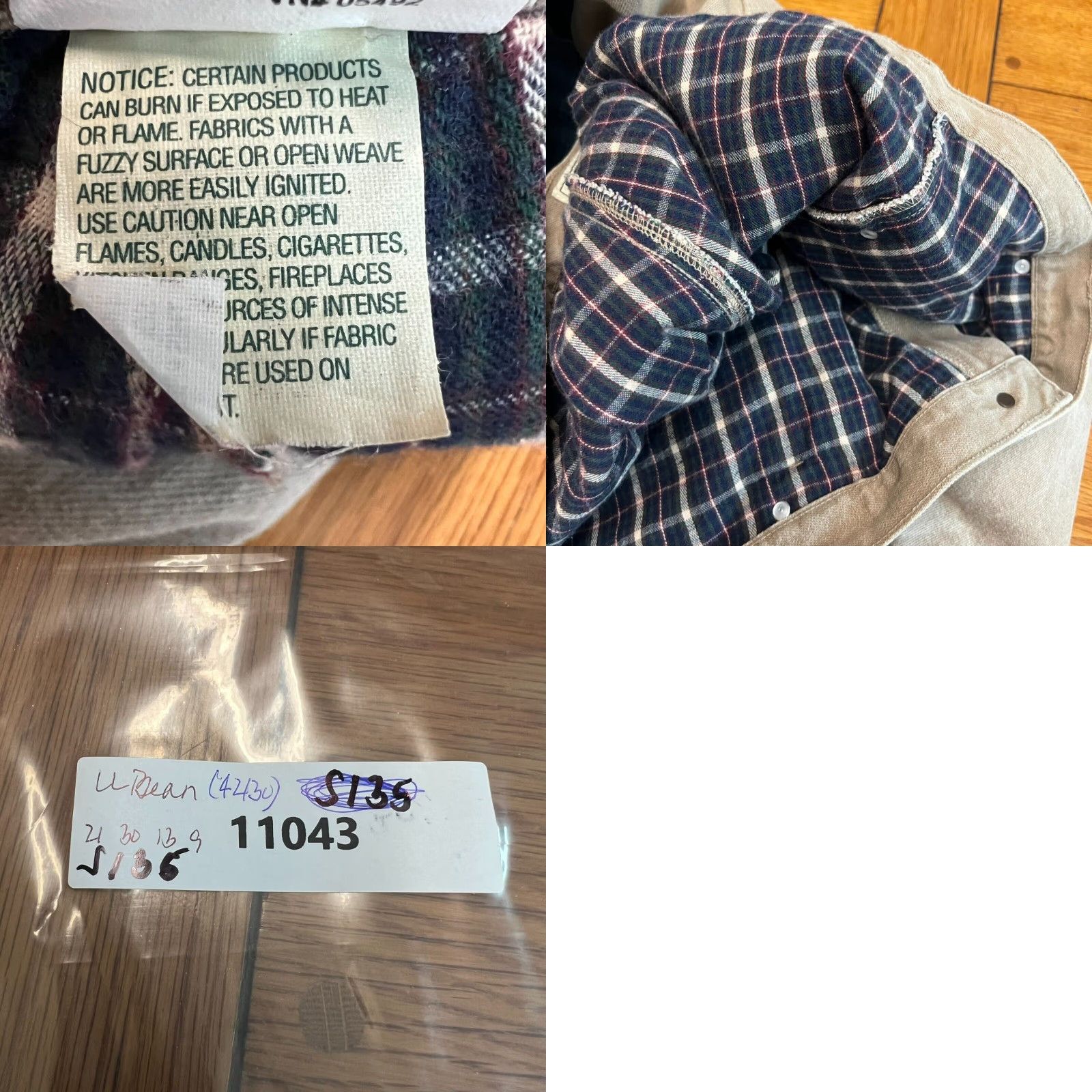 Vintage L.L. Bean Natural Fit Lined Jeans Mens Relaxed Size 42x30 Beige Denim 5-Pocket High Rise Nature Size US 42 / EU 58 - 8 Thumbnail