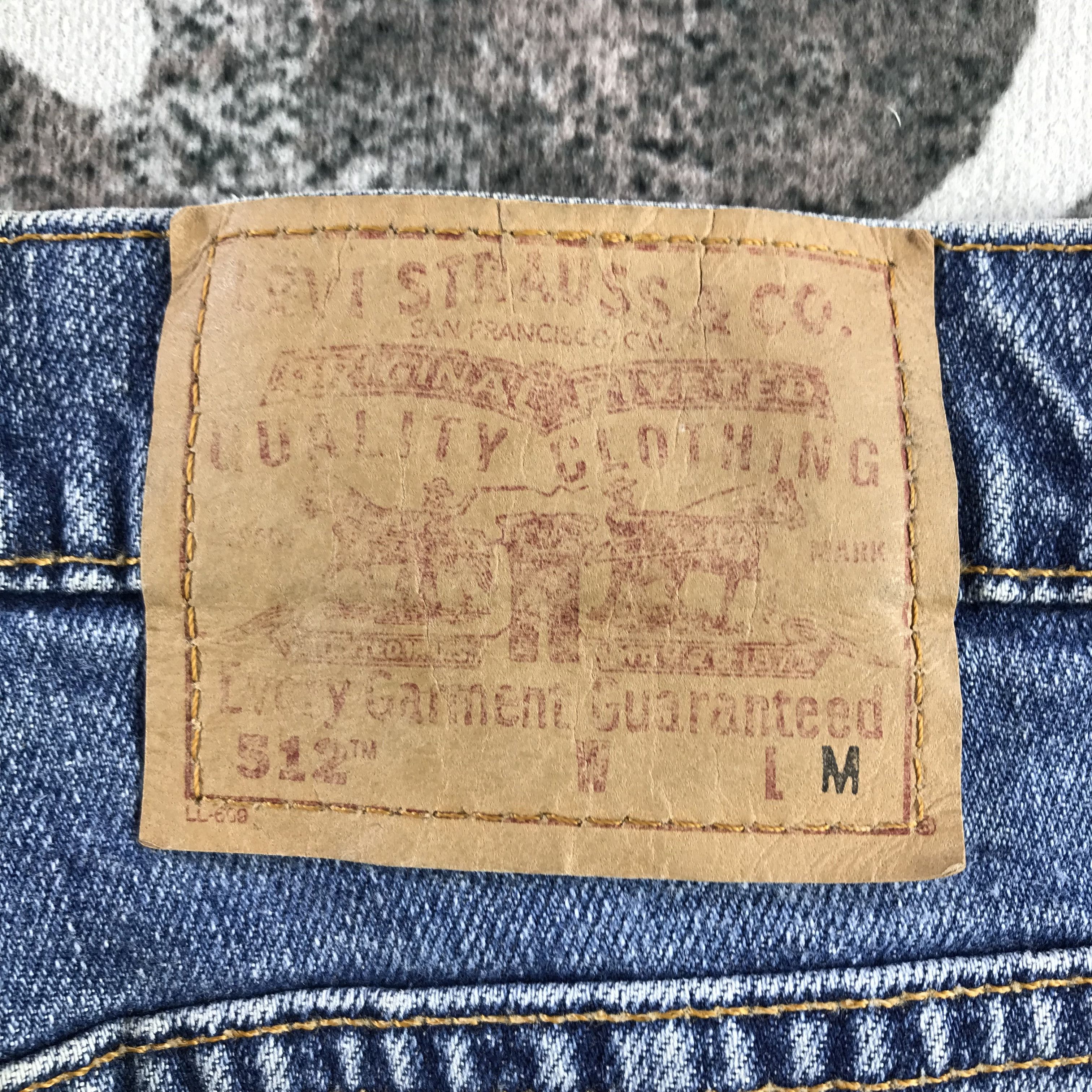 Levi's Vintage Levis 512 Jeans Slim Fit Jeans Size US 28 / EU 44 - 5 Thumbnail