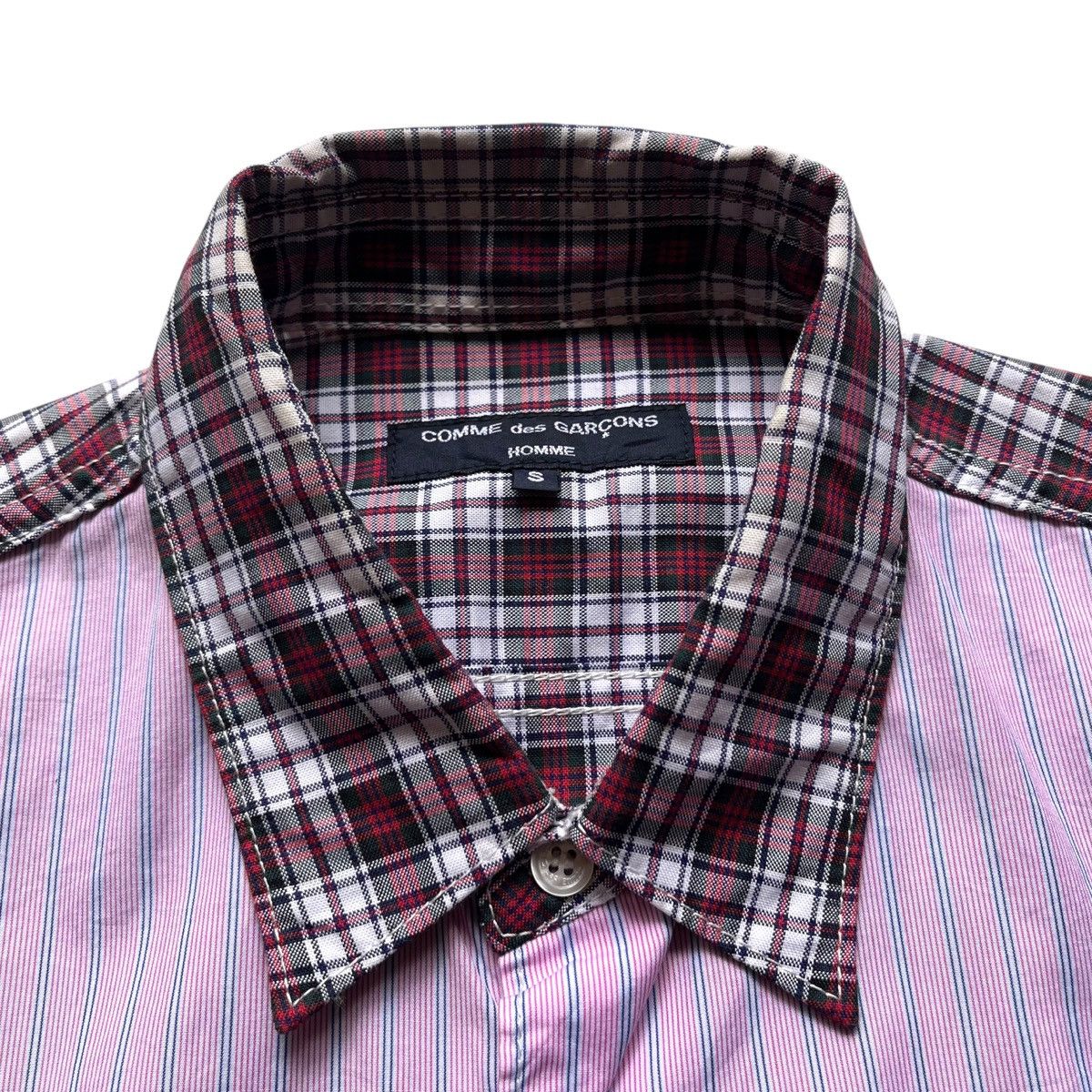 Comme des Garcons × Comme des Garcons Homme × Comme des Garcons Homme Deux SS18 Comme des Garcons Homme Reworked Plaid Hybird Shirt Size US S / EU 44-46 / 1 - 7 Thumbnail