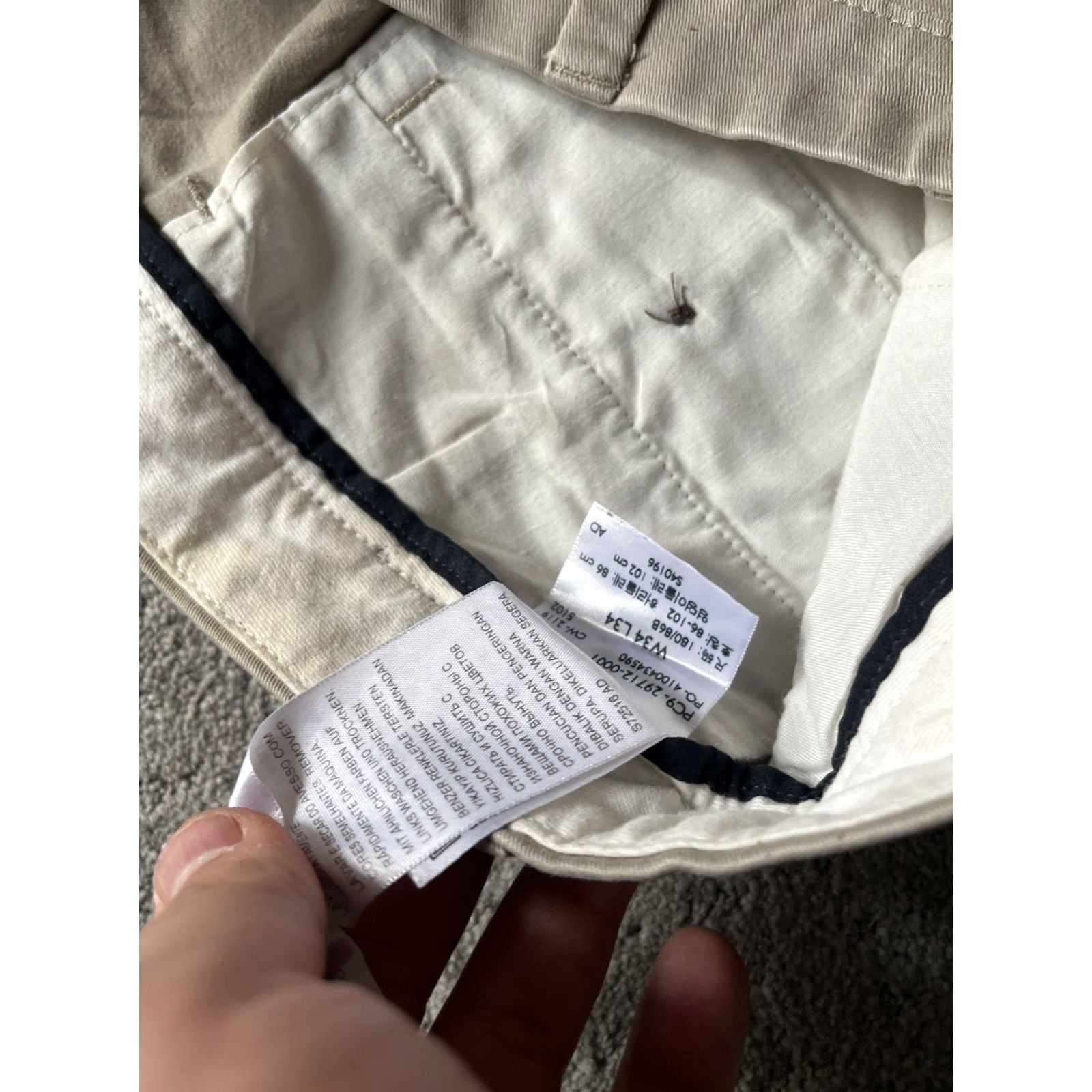 Dockers DOCKERS Pants Flat Front Straight Fit Mens 34x34 Beige Solid Casual Workwear Popular 34 Mens Beige Dockers D2 Straight Front Pant Size US 34 / EU 50 - 6 Thumbnail