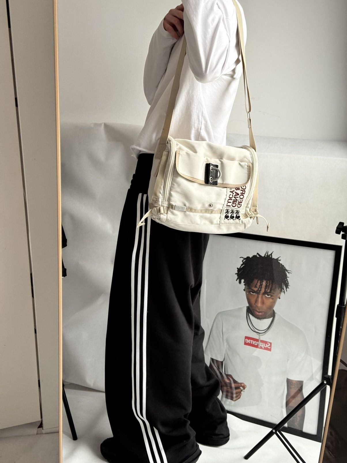 Japanese Brand George Gina & Lucy Bag GGL Alyx Style Vintage Y2k AvantGarde Size ONE SIZE - 7 Thumbnail