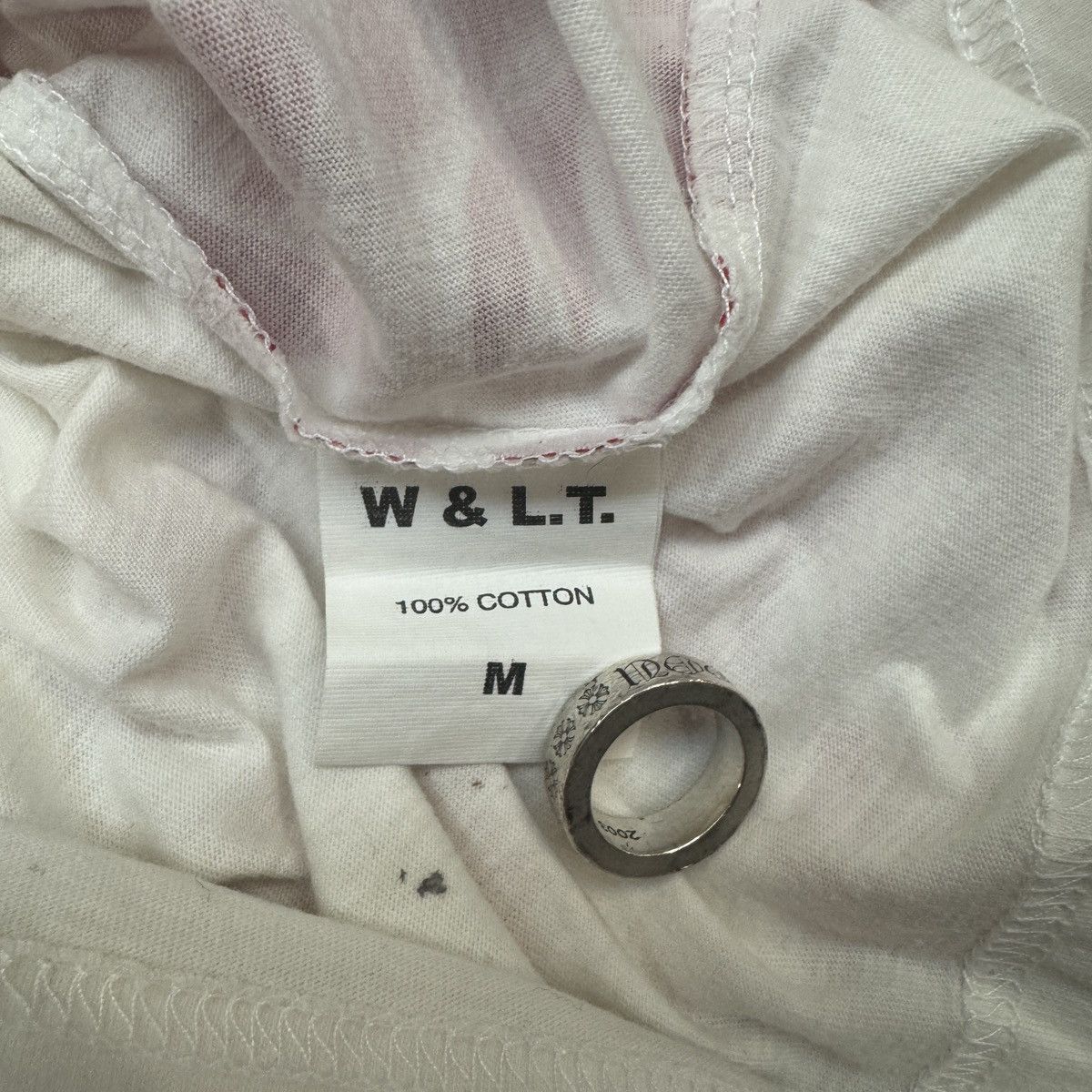 Walter Van Beirendonck W&LT "Life Is High" White Tee Size ONE SIZE - 5 Thumbnail