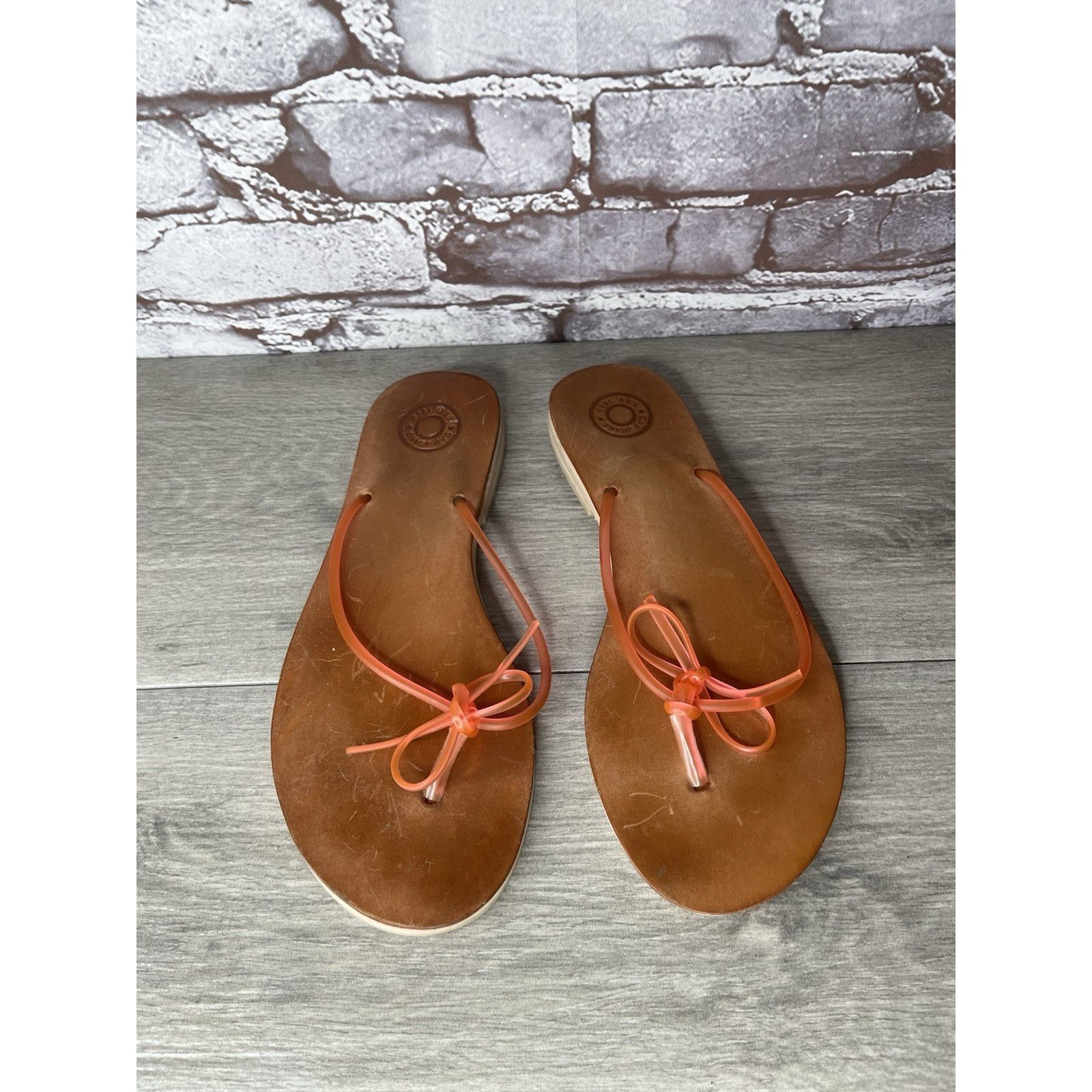 Gap Gap Sandals Flip Flop Thong Pink Toe Post Slip On Casual Fla Size US 8 / IT 38 - 11 Thumbnail