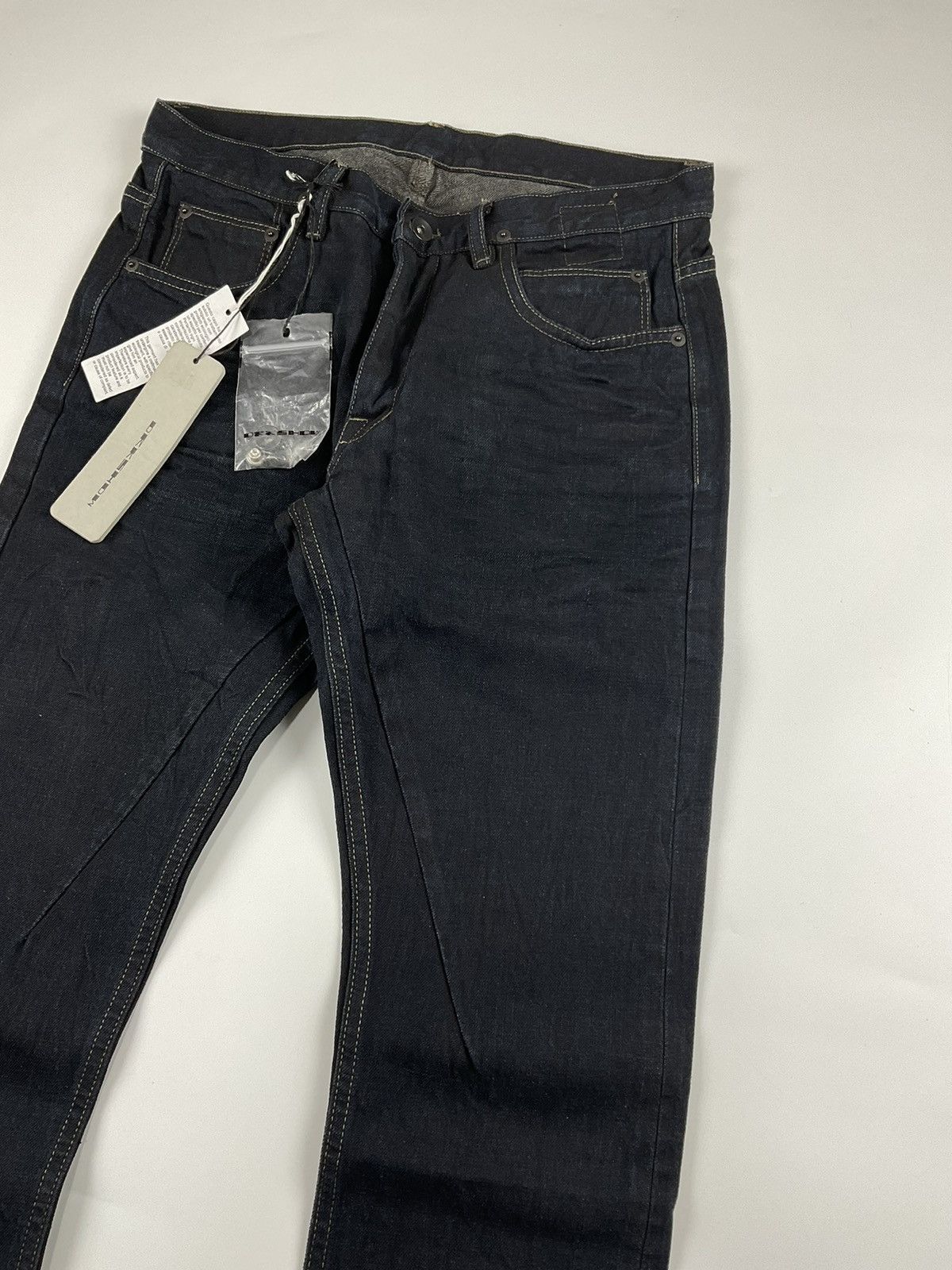 Rick Owens Rick Owens Hard Blue Detroit Cut Denim Size US 30 / EU 46 - 4 Thumbnail