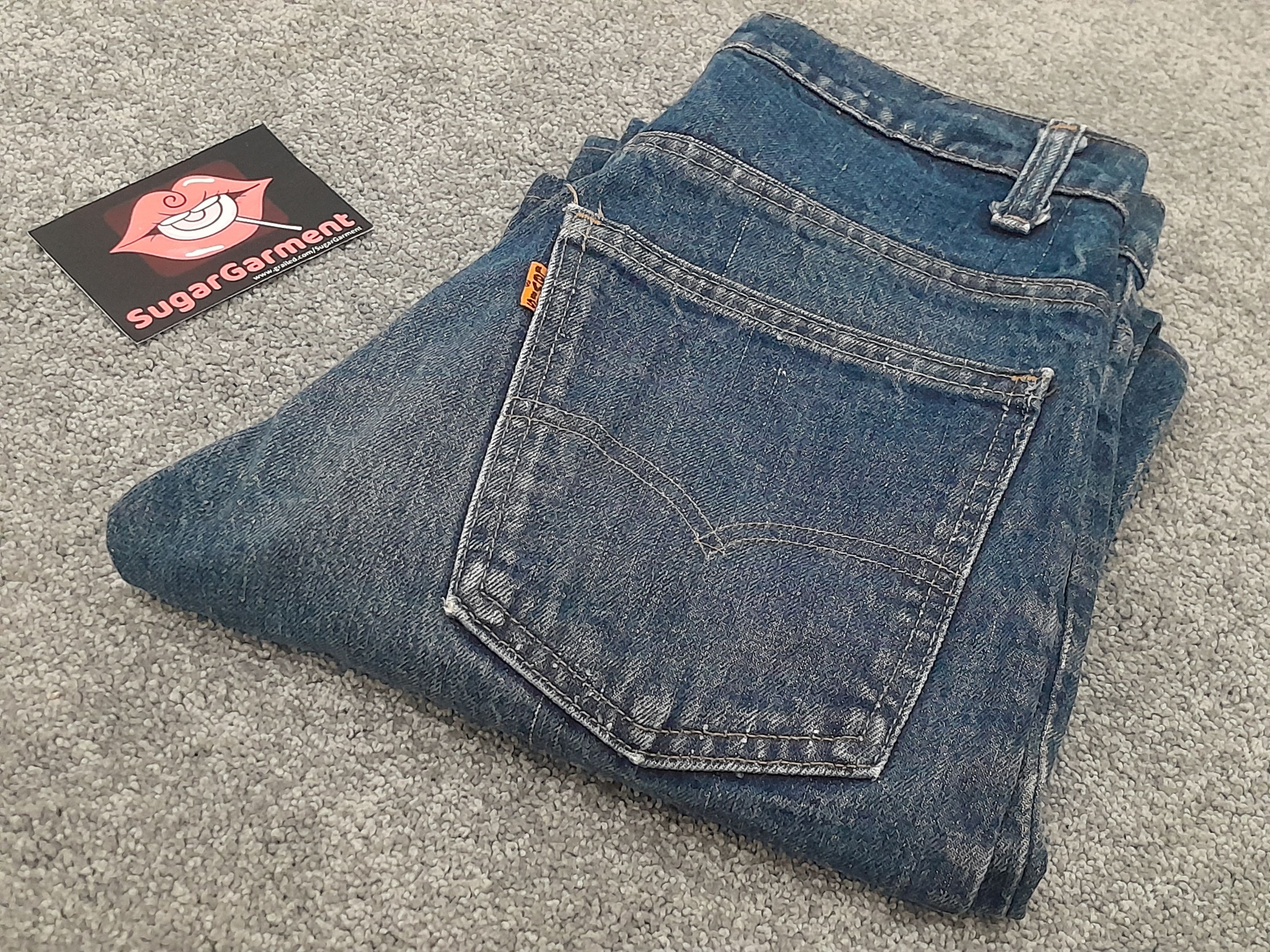 Levi's Levis 646 Bell Bottom Flare Bootcut Orange Tab TALON Jeans Size US 28 / EU 44 - 18 Thumbnail