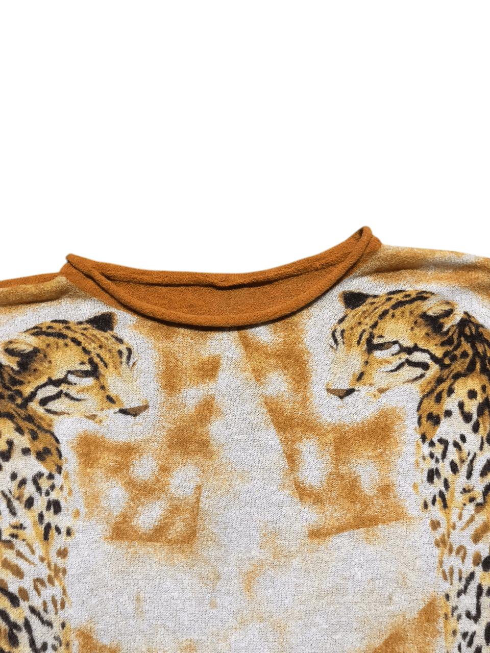 Krizia Evex By Krizia Mesh long Sleeve Leapord Design rare Size M / US 6-8 / IT 42-44 - 9 Thumbnail