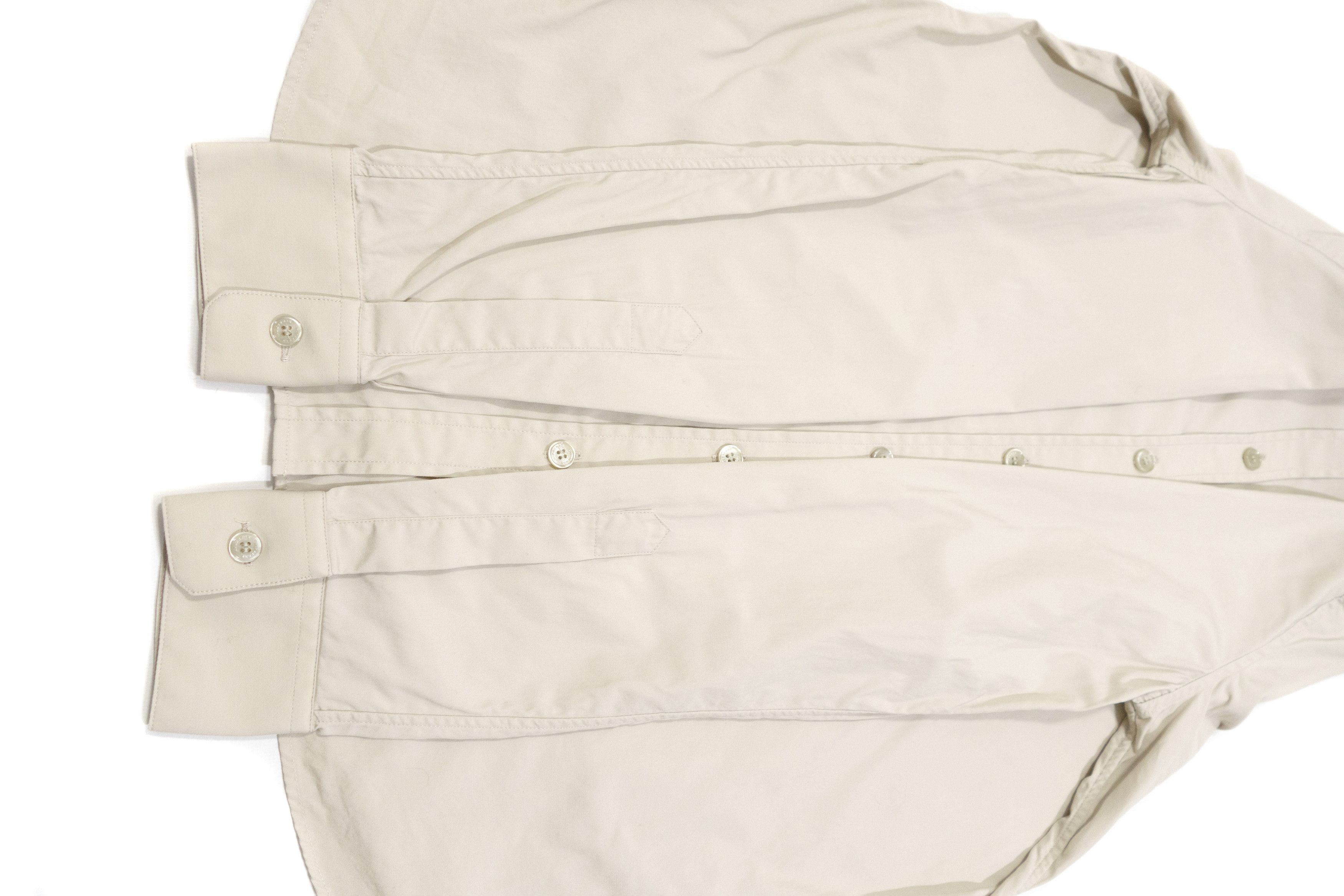 Burberry Fitted Basic Cotton Shirt Size XS / US 0-2 / IT 36-38 - 5 Thumbnail