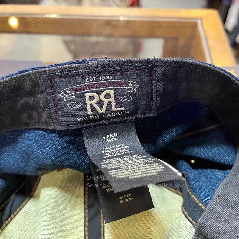 RRL Ralph Lauren RRL Ralph Lauren Old blue dye adhesive baseball cap Size ONE SIZE - 3 Thumbnail