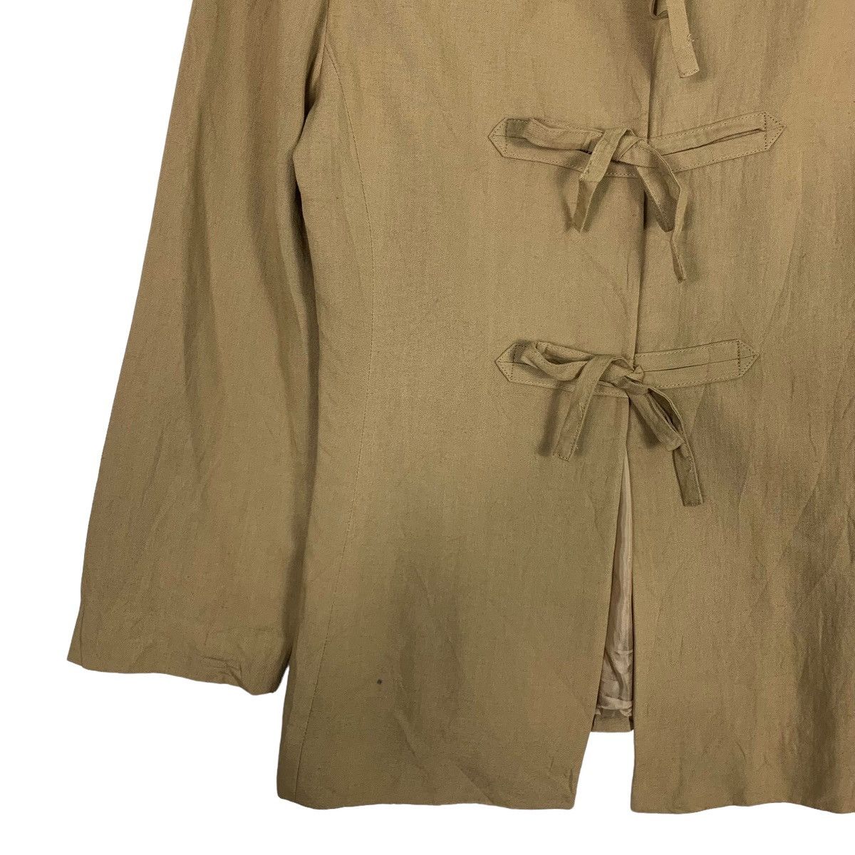 Japanese Brand LAURA BIAGIOTTI Tie Closure Casual Jacket #0126-C7 Size M / US 6-8 / IT 42-44 - 4 Thumbnail