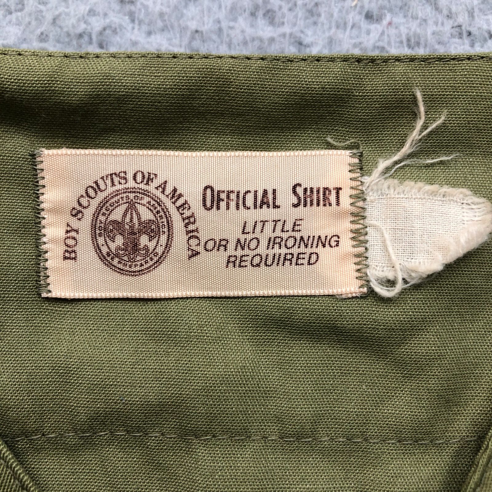 Other Vintage 70s BSA Boys Scout of America Uniform Shirt Mens L Size US L / EU 52-54 / 3 - 4 Thumbnail