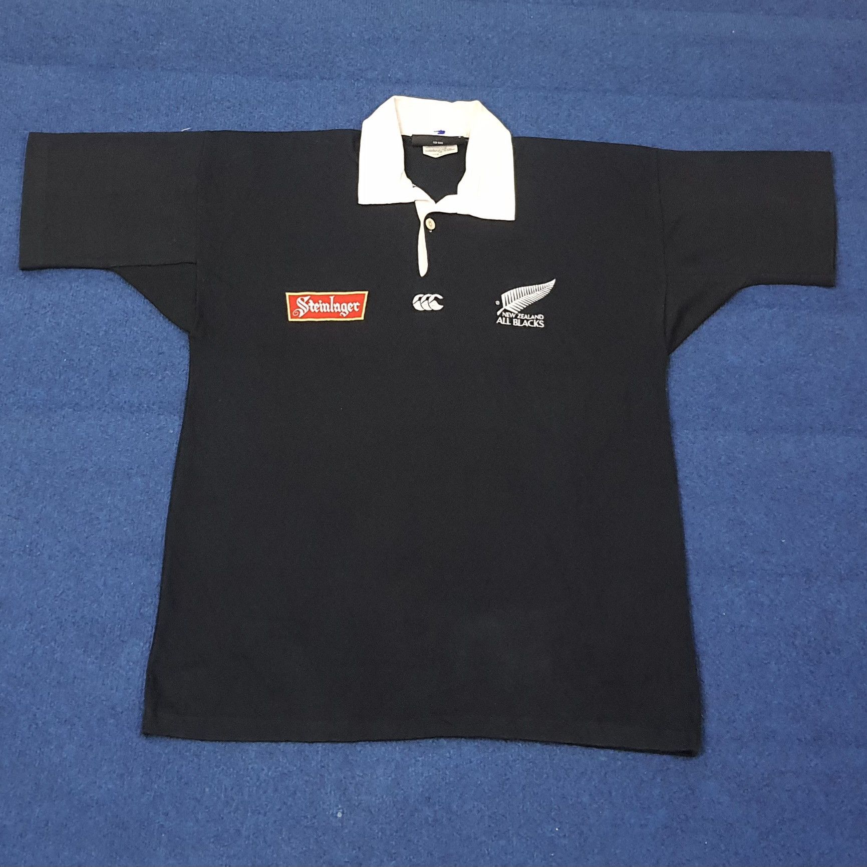 ウェア Canterbury New Zealand polo shirt black Canterbury New Zealand Logo 1/4 Zip Stretch S/S Polo Men's