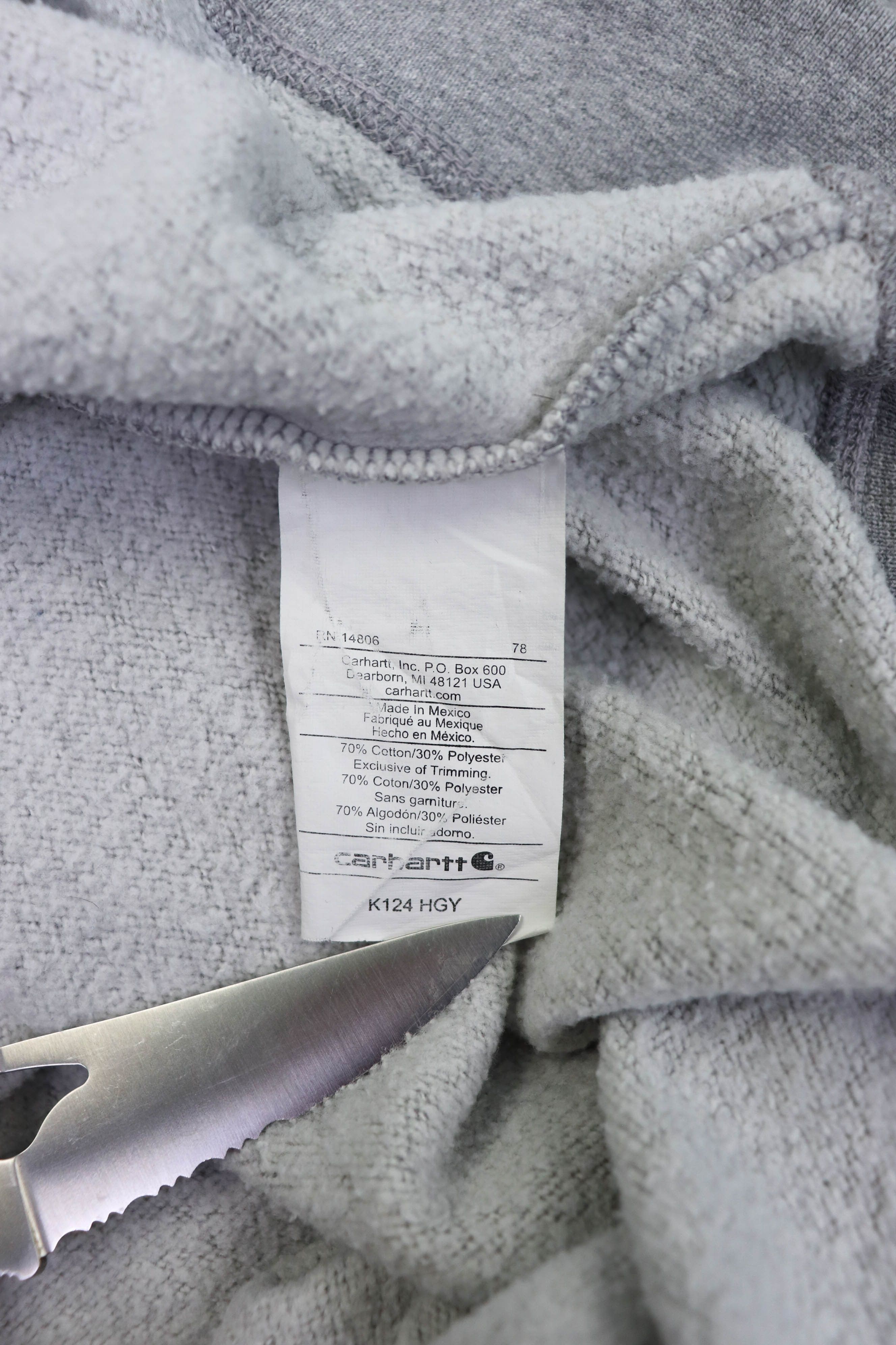 Carhartt Carhartt Vintage OG Fit Heather Gray Crewneck Sweatshirt Size US L / EU 52-54 / 3 - 13 Thumbnail