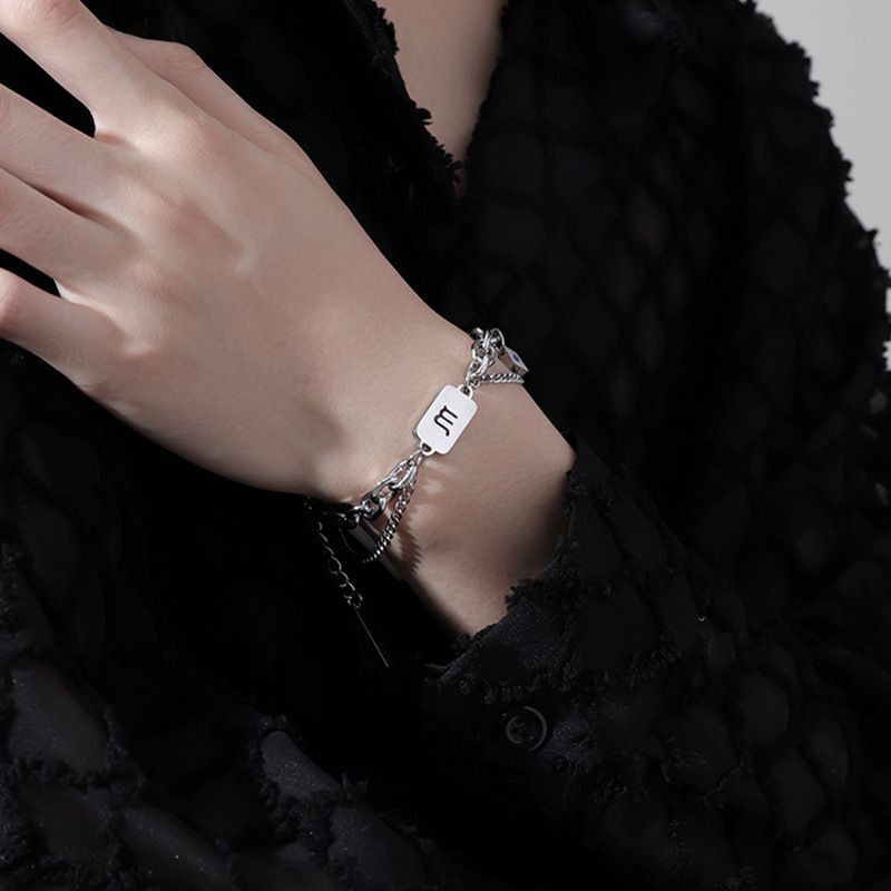Jewelry Retro Bracelet Y2K Punk Chain Gotch Bracelets Chains Size ONE SIZE - 4 Thumbnail