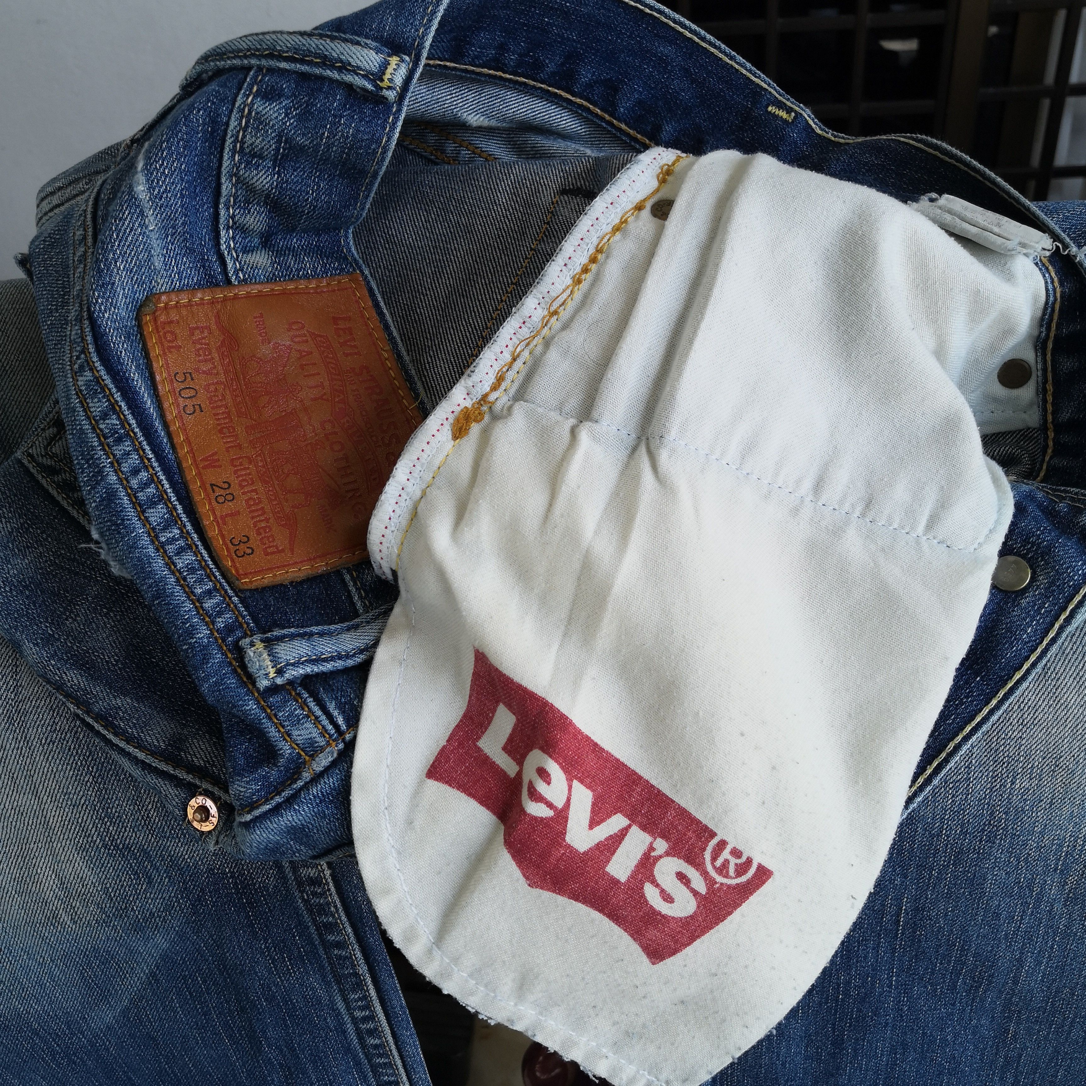 Levi's Vintage Levis Jeans Levi's 505 Distressed Denim Pants Size 28" / US 6 / IT 42 - 8 Thumbnail