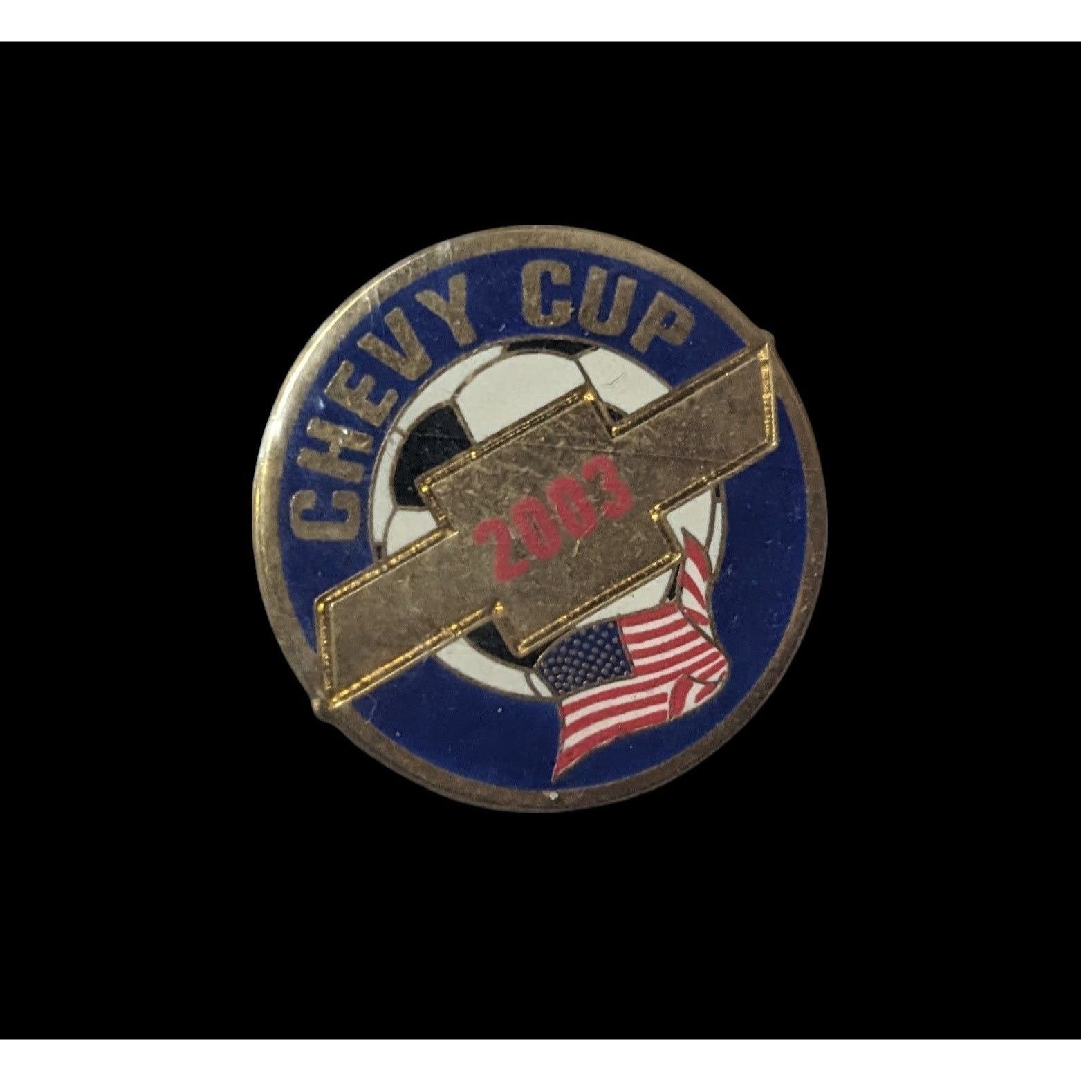 Chevrolet Vintage 2003 Collectible Chevy Soccer Cup Lapel Pin Size ONE SIZE - 1 Thumbnail