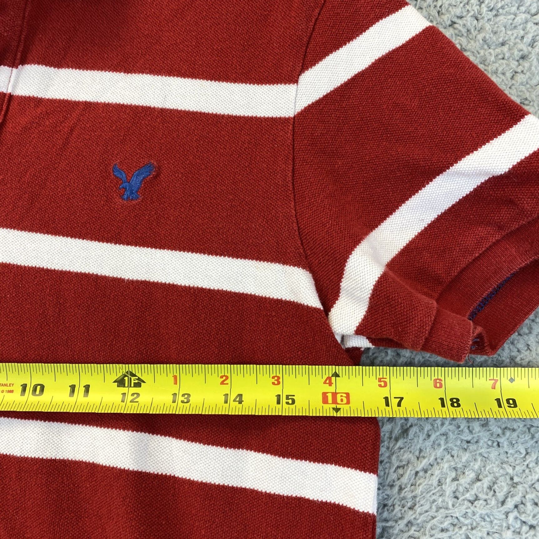 American Eagle Outfitters American Eagle Athletic Fit Polo Shirt Mens XS Multicolor Short Sleeve Casual 80s 90s Classic Size US XS / EU 42 / 0 - 4 Thumbnail