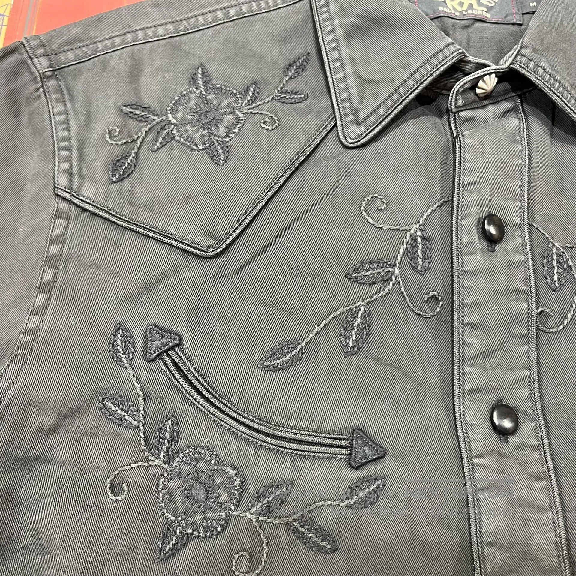 RRL Ralph Lauren RRL Vintage Embroidered Musician Shirt. Size US M / EU 48-50 / 2 - 8 Thumbnail