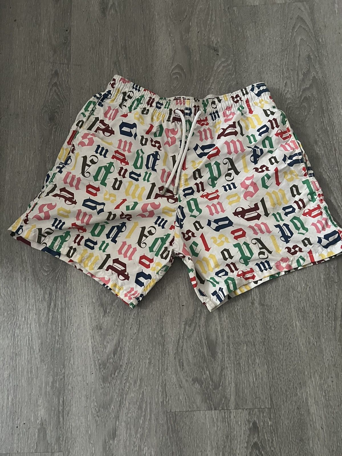 Palm Angels Palm Angels Monogram swim trunks Size US 30 / EU 46 - 1 Thumbnail