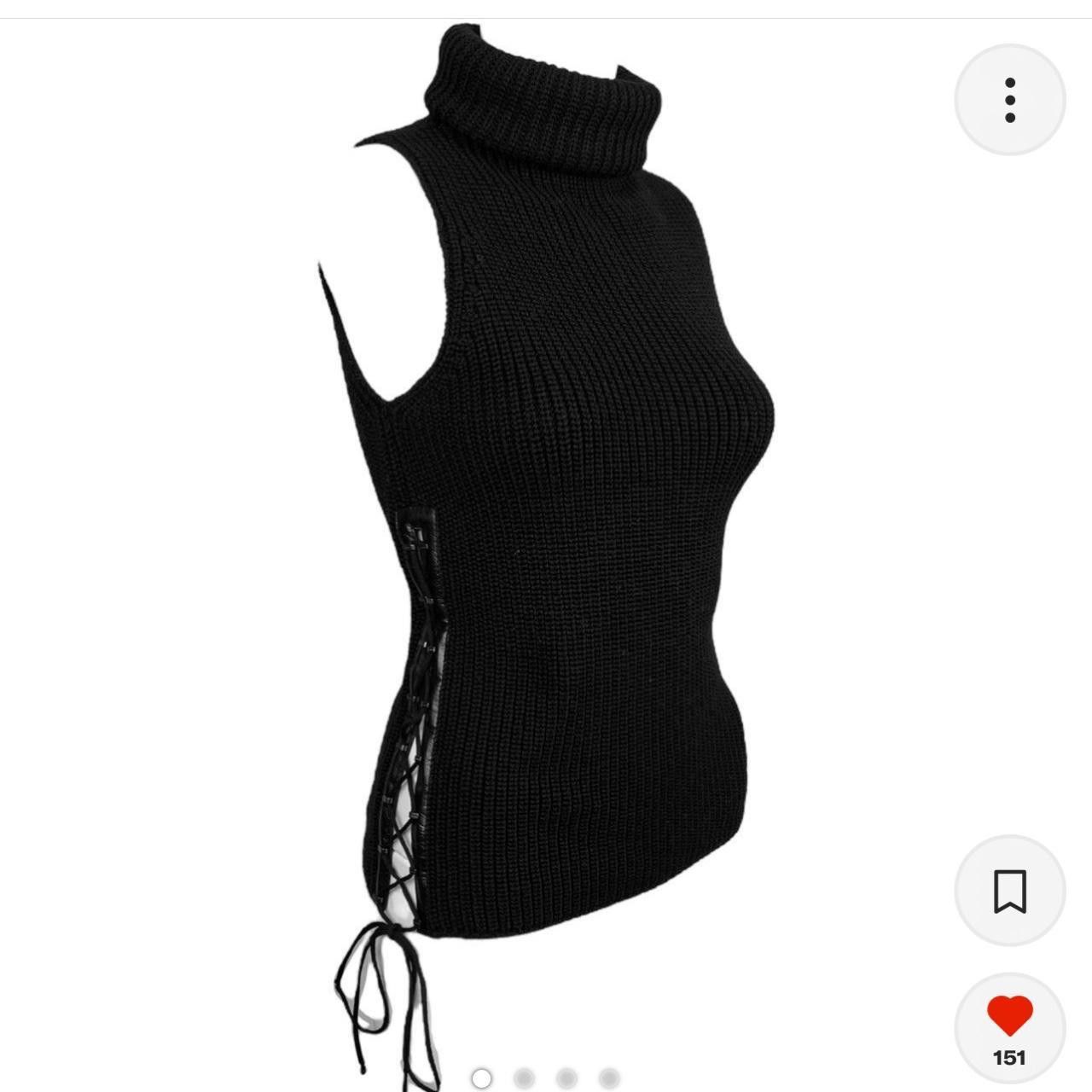 Gucci × Tom Ford Gucci x tom ford black knit turtleneck Size S / US 4 / IT 40 - 1 Thumbnail