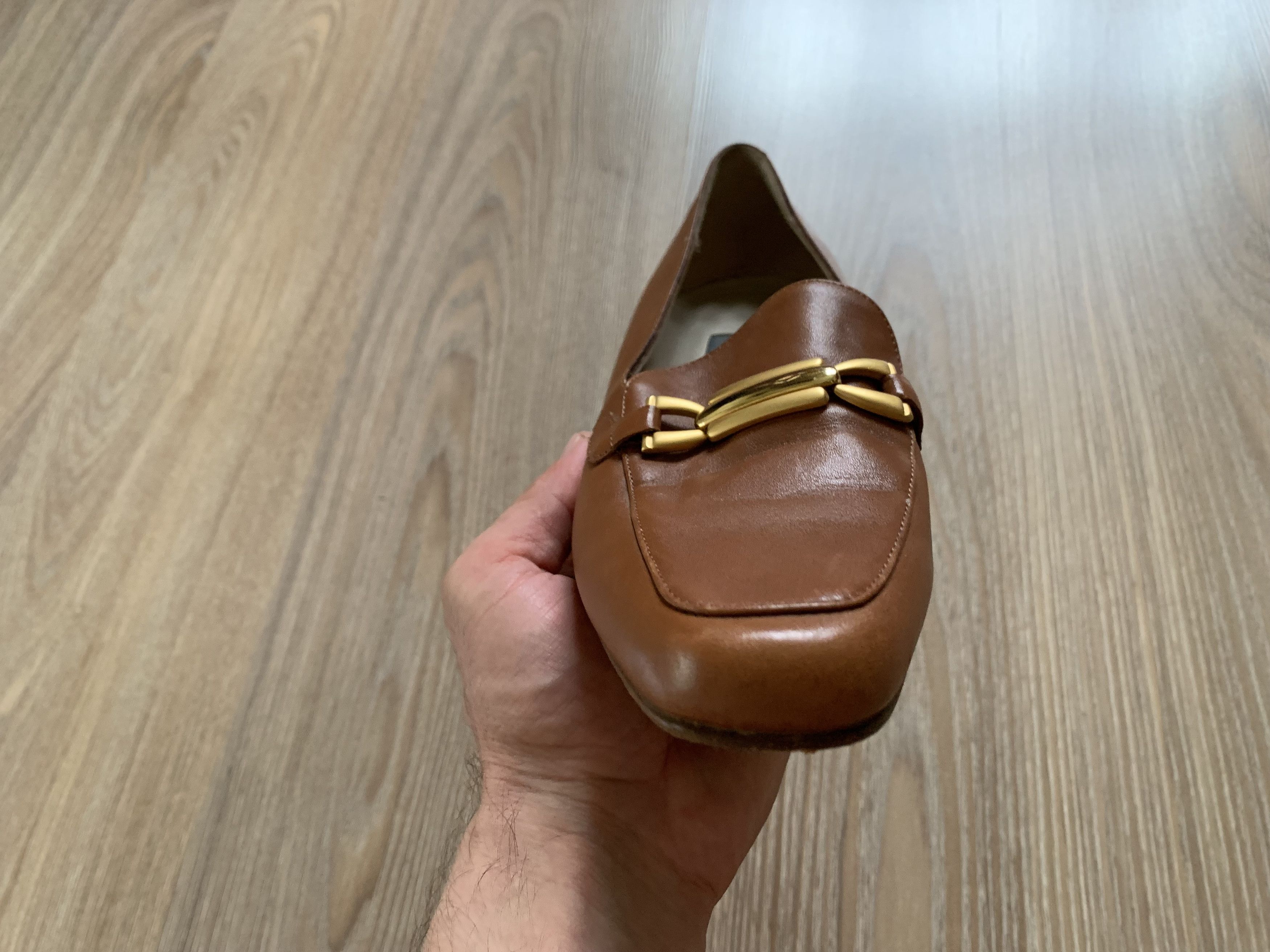 Bally × Vintage Vintage Bally Brown Block Heel Pumps Size US 9 / IT 39 - 4 Thumbnail